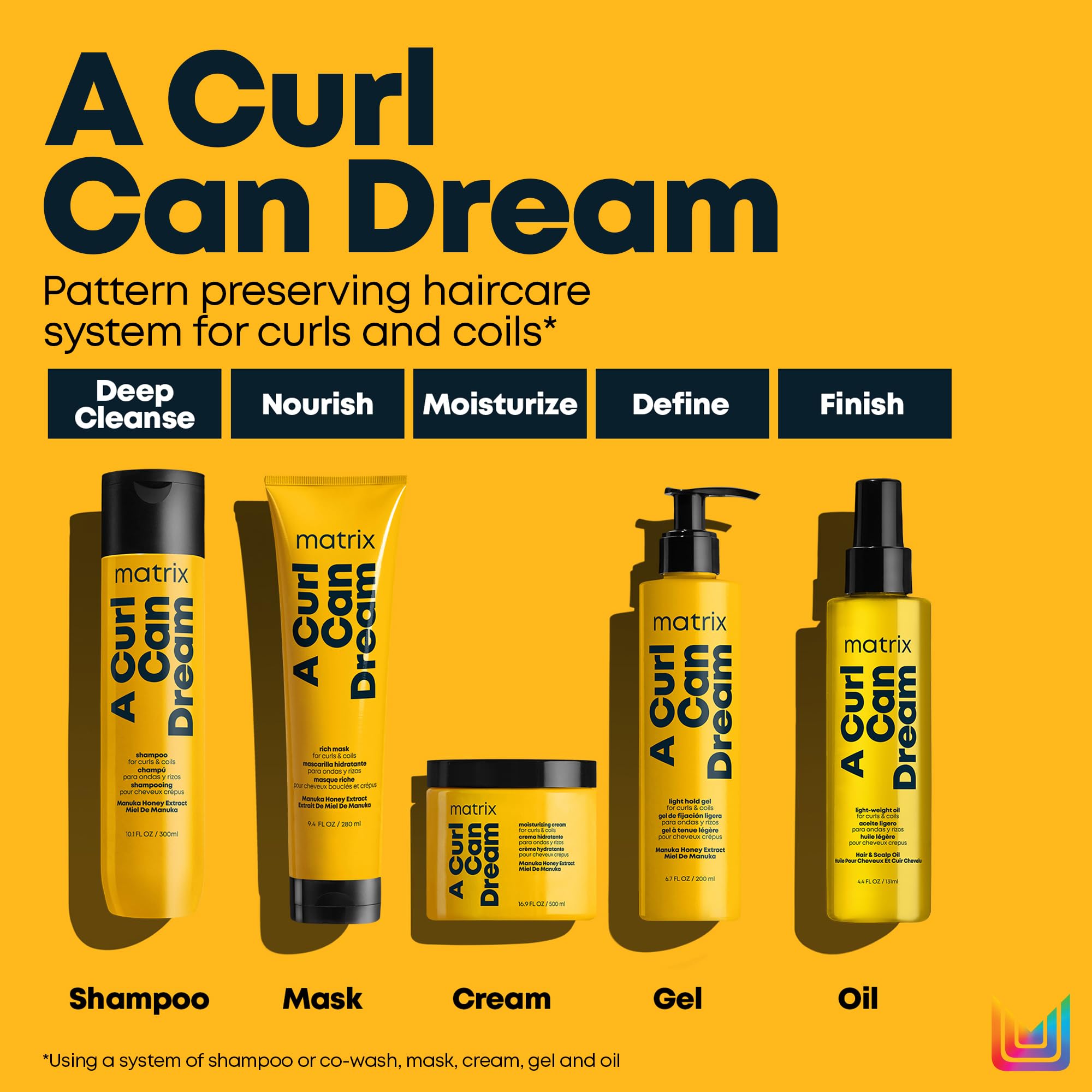 Foto 7 pulgar | Crema Sin Enjuague Matrix A Curl Can Dream, 500 Ml, Con Miel De Manuka - Venta Internacional.