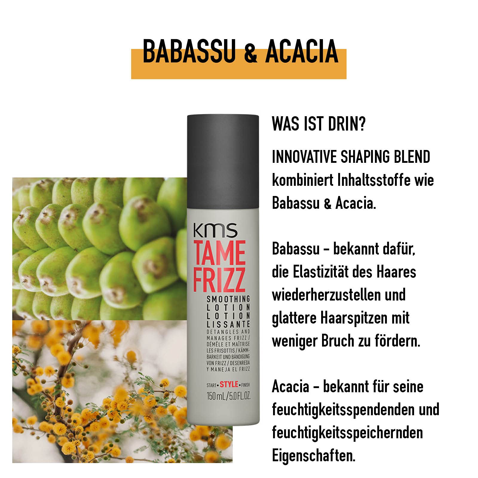 Foto 4 pulgar | Loción Suavizante Kms Tamefrizz 150ml - Venta Internacional.
