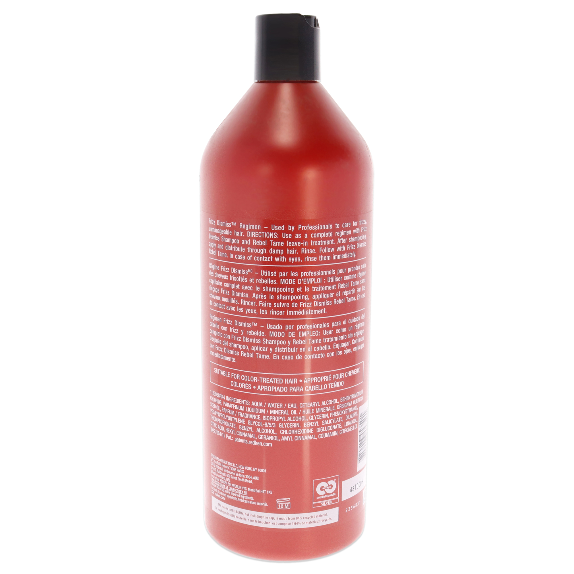 Foto 3 pulgar | Frizz Dismiss Conditioner-np De Redken Para Unisex - 33.8 Oz Acondicionador - Venta Internacional.