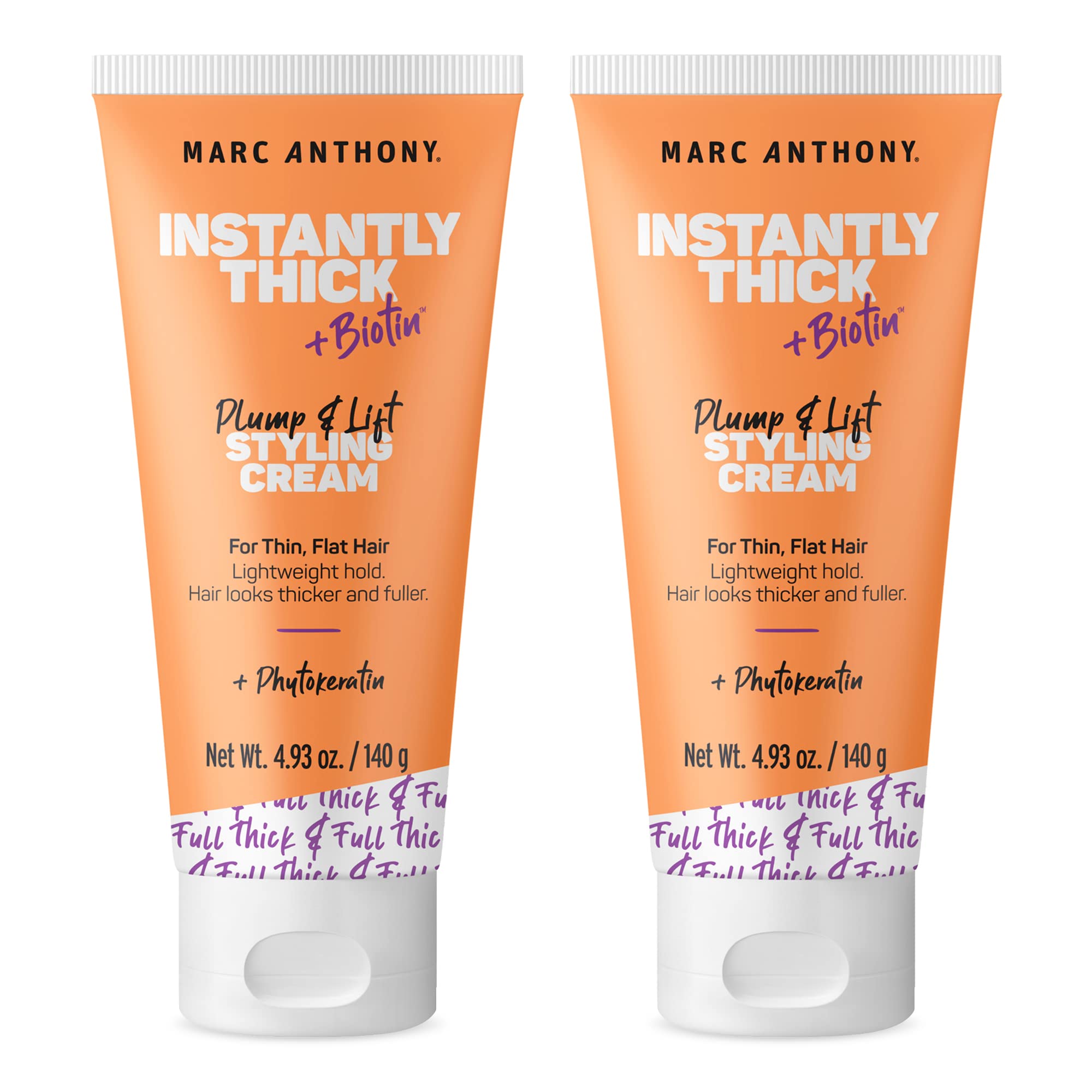 Crema Para Peinar El Cabello Marc Anthony Instantly Thick, Paquete De 2 - Venta Internacional.