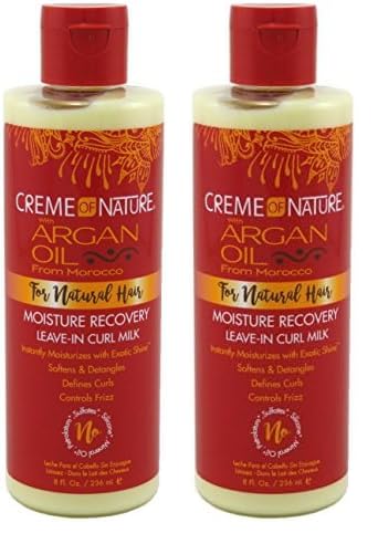 Crema Natural Leave In Milk, Aceite De Argán, Recuperación De Humedad, 240 Ml - Venta Internacional.