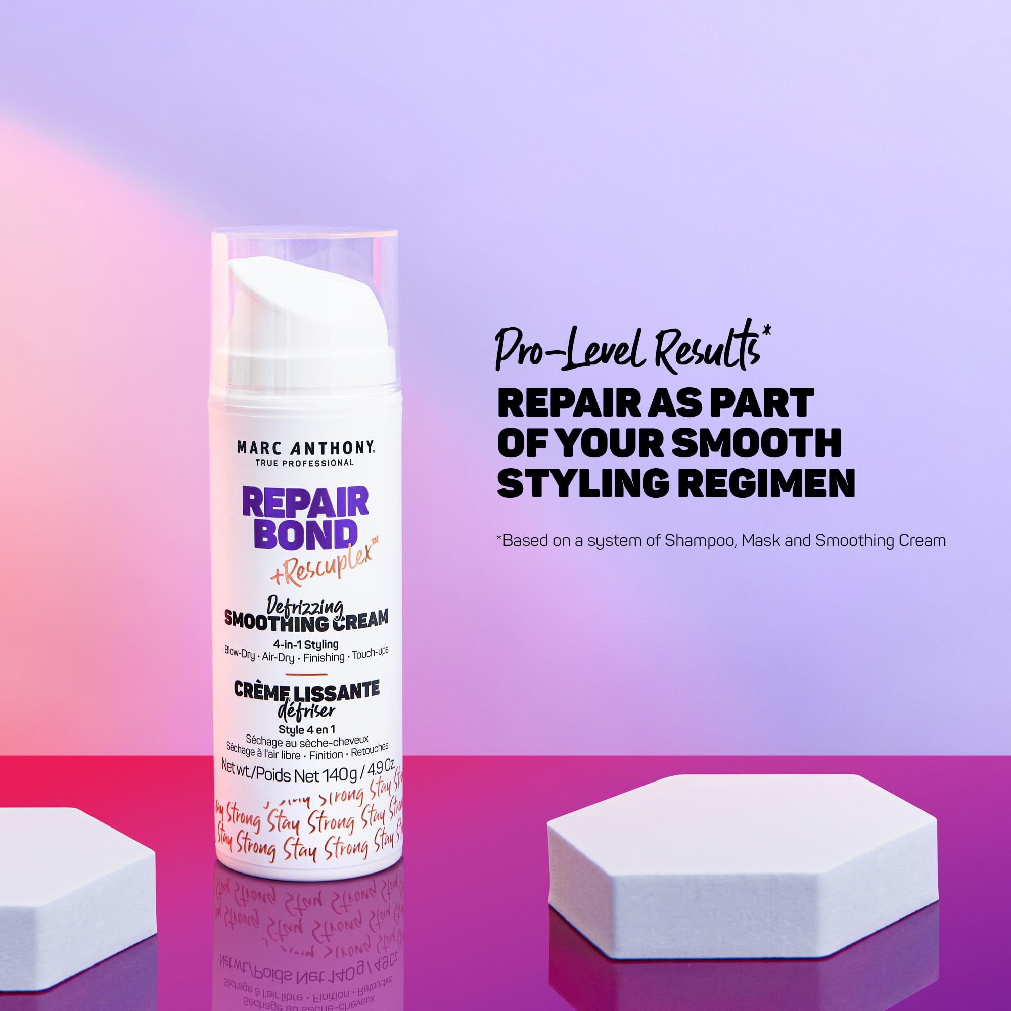 Foto 4 pulgar | Crema Para Peinar Marc Anthony Anti-frizz 145 Ml - Venta Internacional.