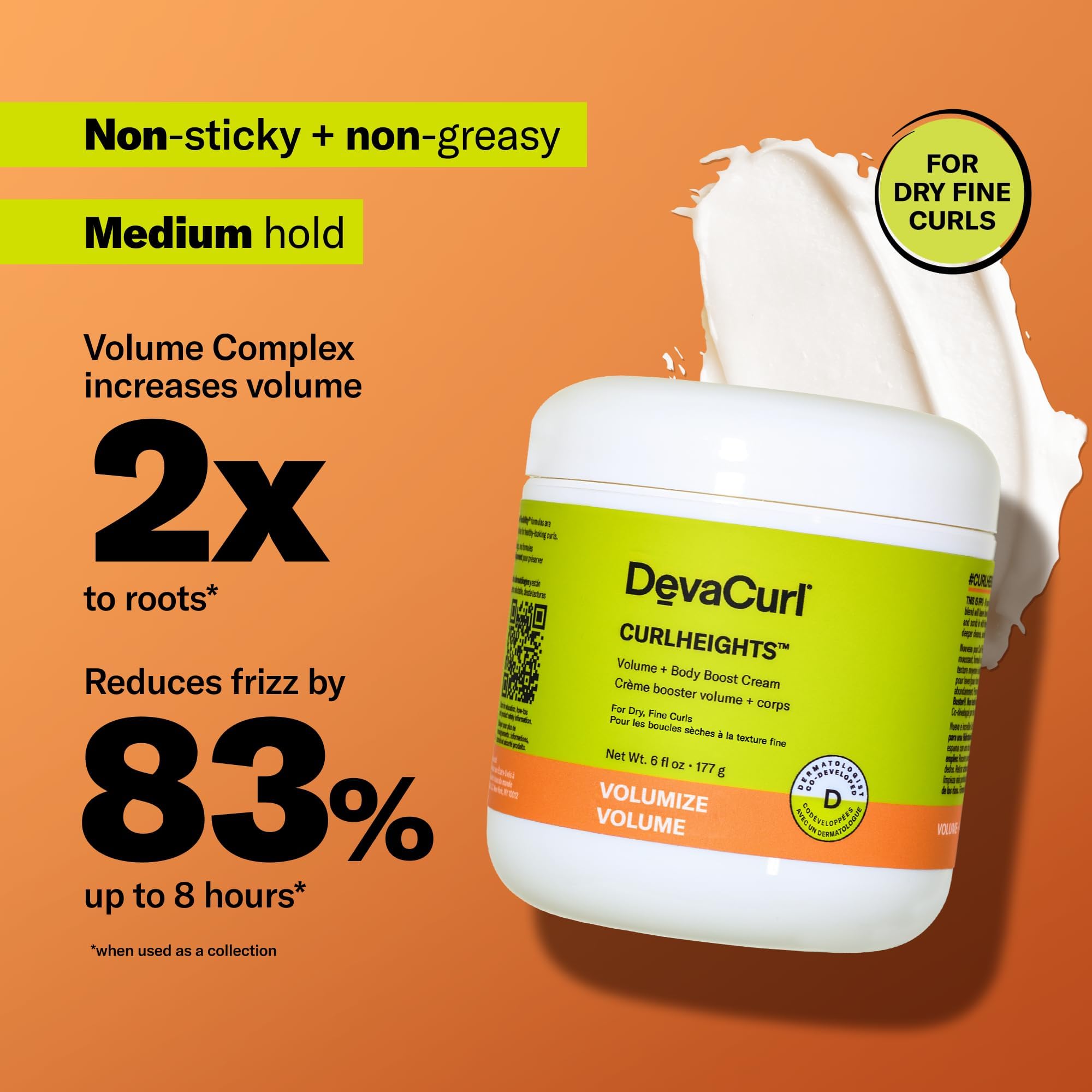 Foto 3 pulgar | Crema Volume + Body Boost Devacurl Curl Heights 180 Ml - Venta Internacional.