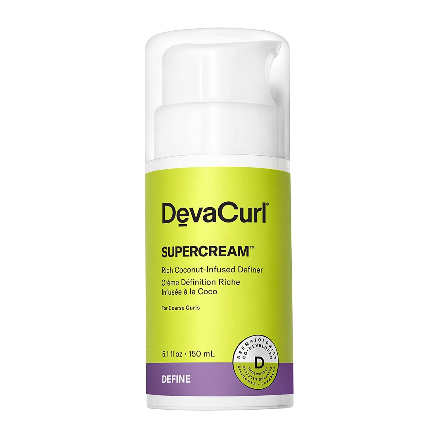 Foto 2 pulgar | Definedor Cream Devacurl Supercream Rich Con Infusión De Coco, 150 Ml - Venta Internacional.