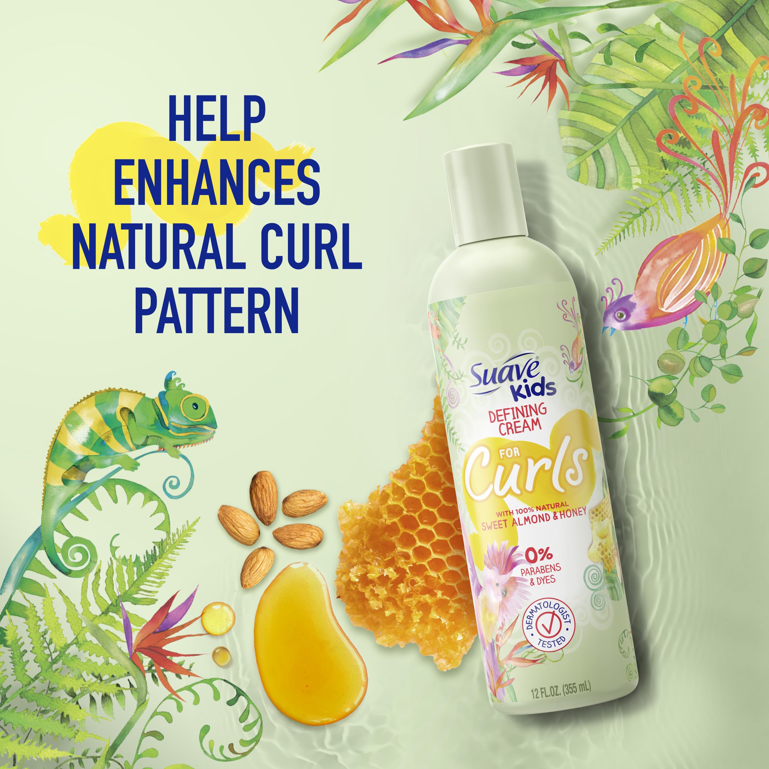 Foto 4 pulgar | Crema Definidora De Rizos Suave Kids Con Miel Natural De Almendras Dulces, 360 Ml - Venta Internacional.