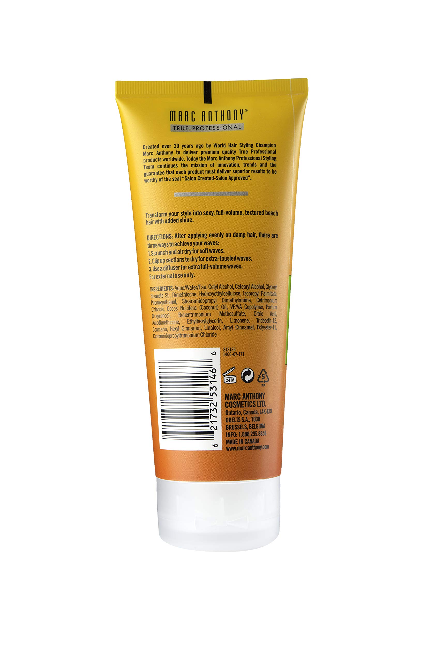 Foto 3 pulgar | Crema De Textura Marc Anthony Coconut Beach Waves 175ml - Venta Internacional.