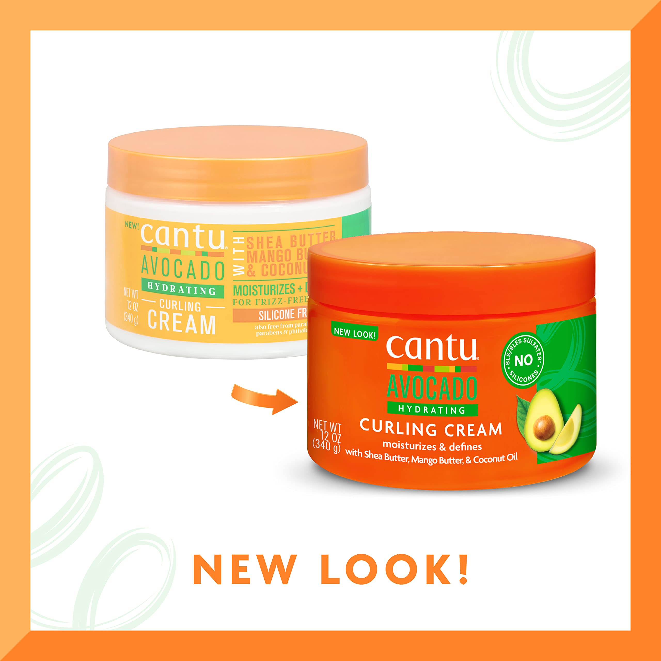 Foto 2 | Crema Curling Hidratante Cantu Avocado 360 Ml (paquete De 2) - Venta Internacional.