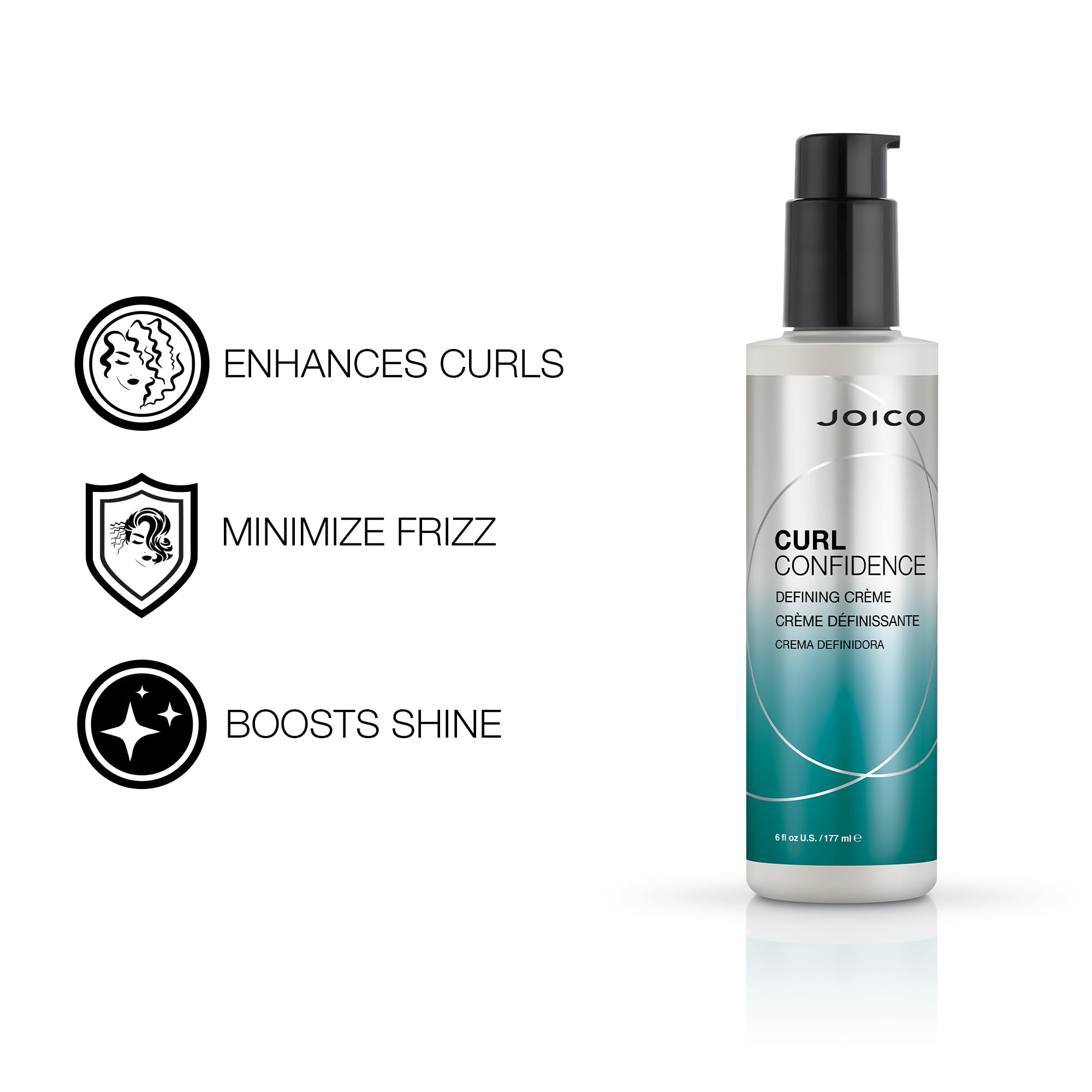 Foto 4 pulgar | Crema Capilar Joico Curl Confidence Que Define El Cabello Rizado De 180 Ml - Venta Internacional.
