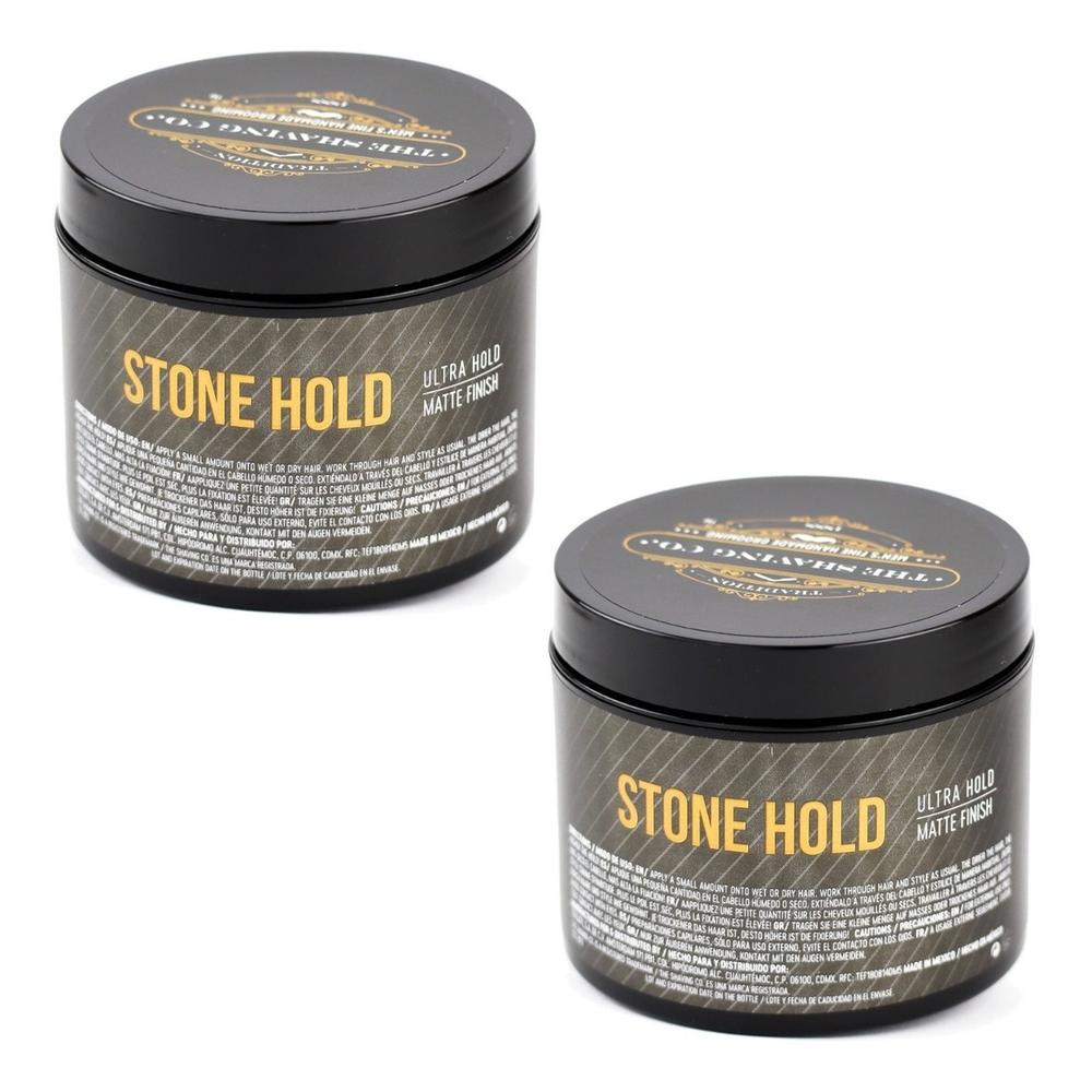 Foto 2 pulgar | Kit Pomada Cabello The Shaving Co Stone Ultra Hold Matte 2 Piezas