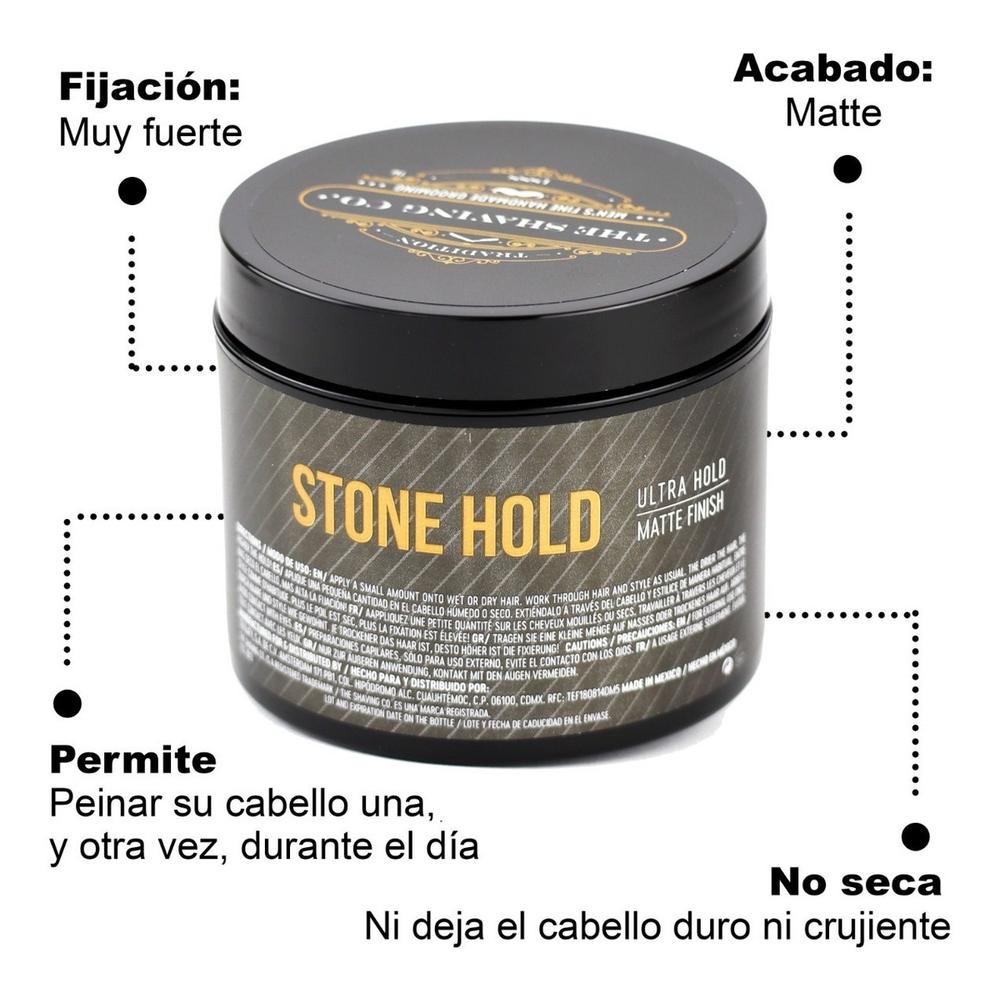 Foto 3 pulgar | Pomada para Cabello The Shaving Co Stone Ultra Hold Matte