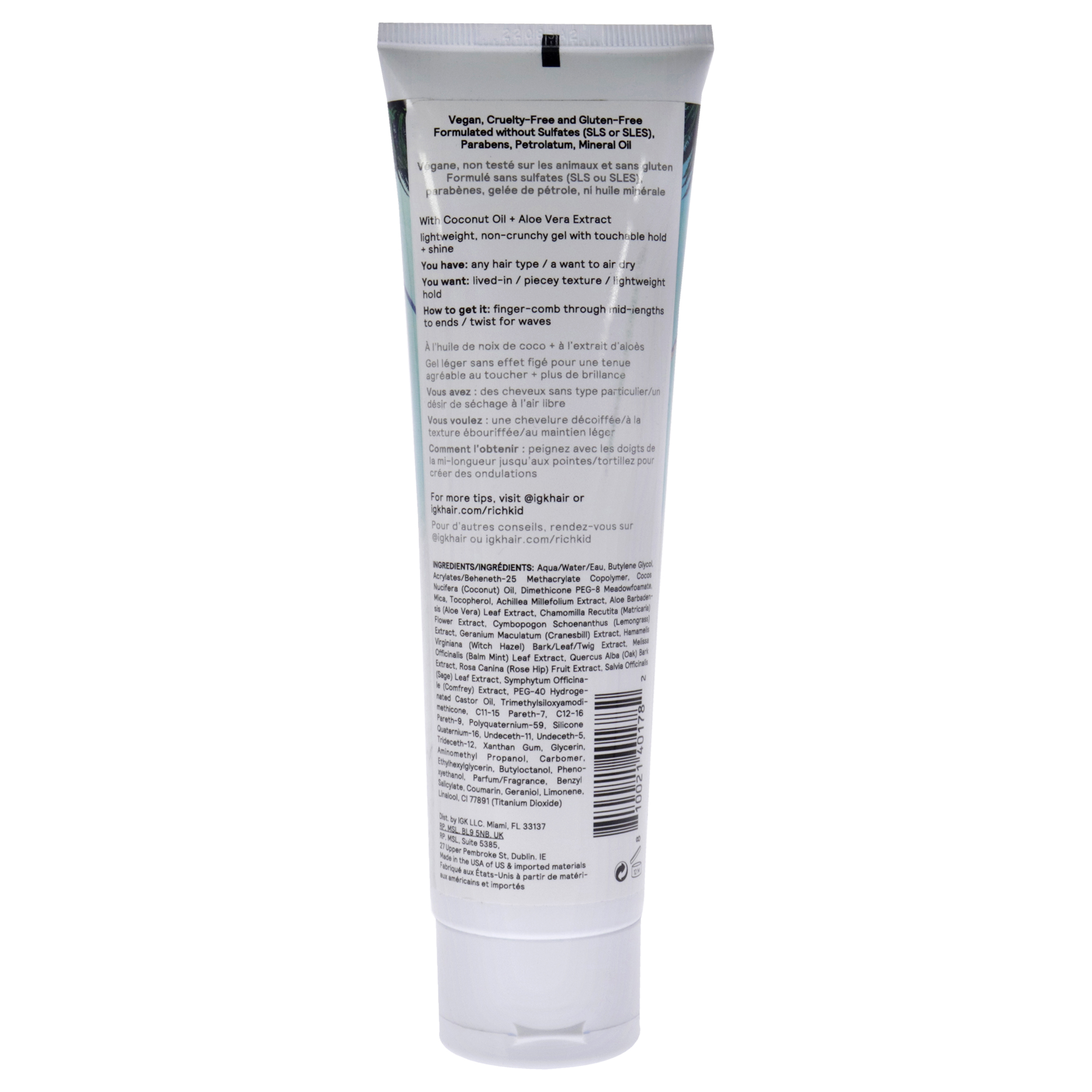 Foto 3 pulgar | Crema Hidratante Wave Enhancing Air Dry Igk Rich Kid 145 ml - Venta Internacional