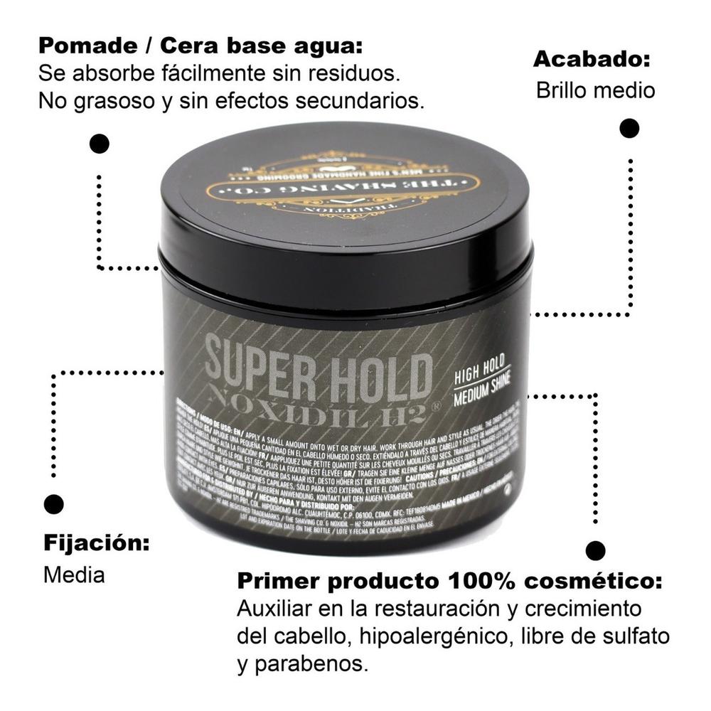 Foto 3 pulgar | Pomada de Cabello The Shaving Co Super Hold Noxidil H2