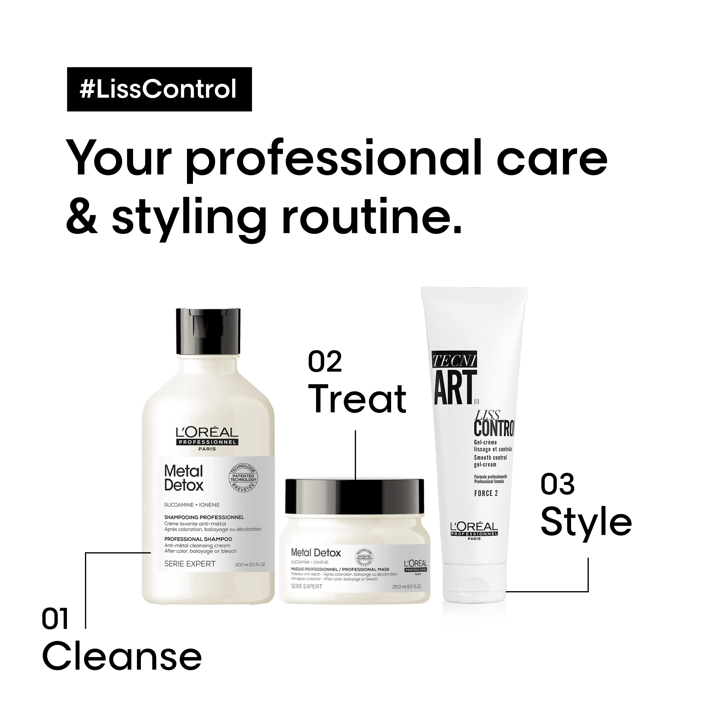 Foto 5 pulgar | Crema Suavizante L'oreal Professionnel Liss Control - Venta Internacional.