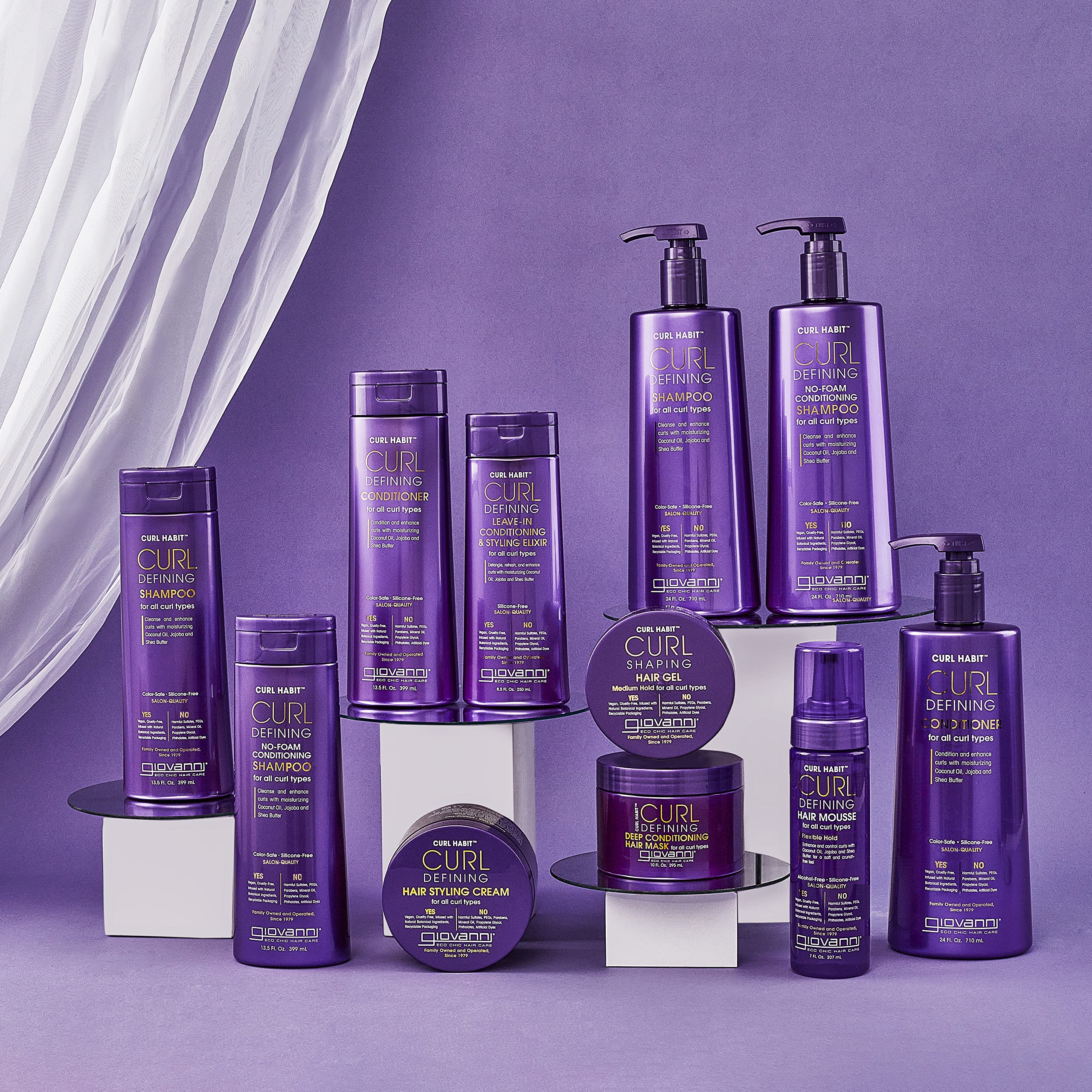 Foto 5 pulgar | Crema De Peinado Giovanni Curl Habit Curl Defining 300 Ml - Venta Internacional.