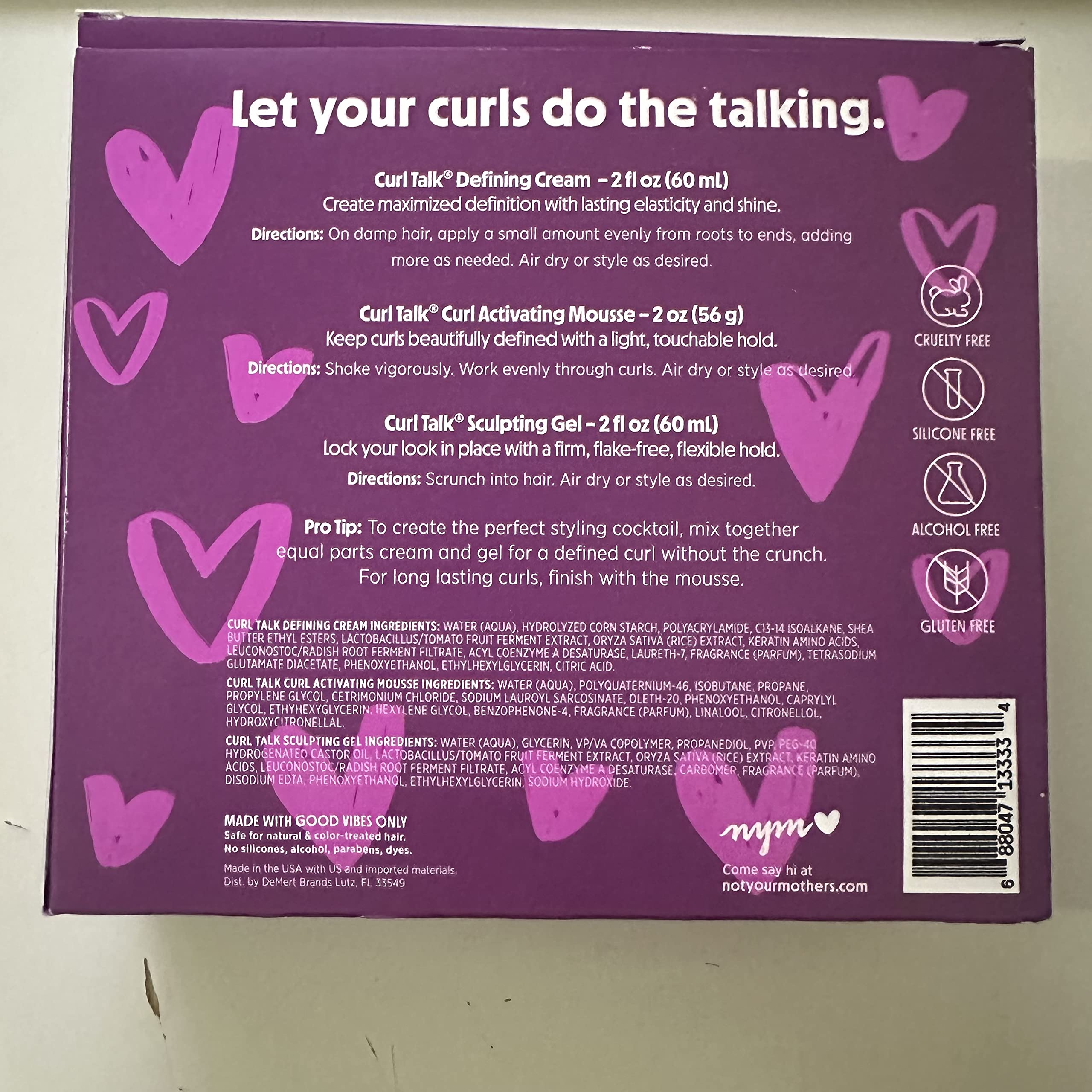 Foto 3 pulgar | Set De Peinado Not Your Mothers Curl Talk To Go Mini Con 3 Pinzas - Venta Internacional.