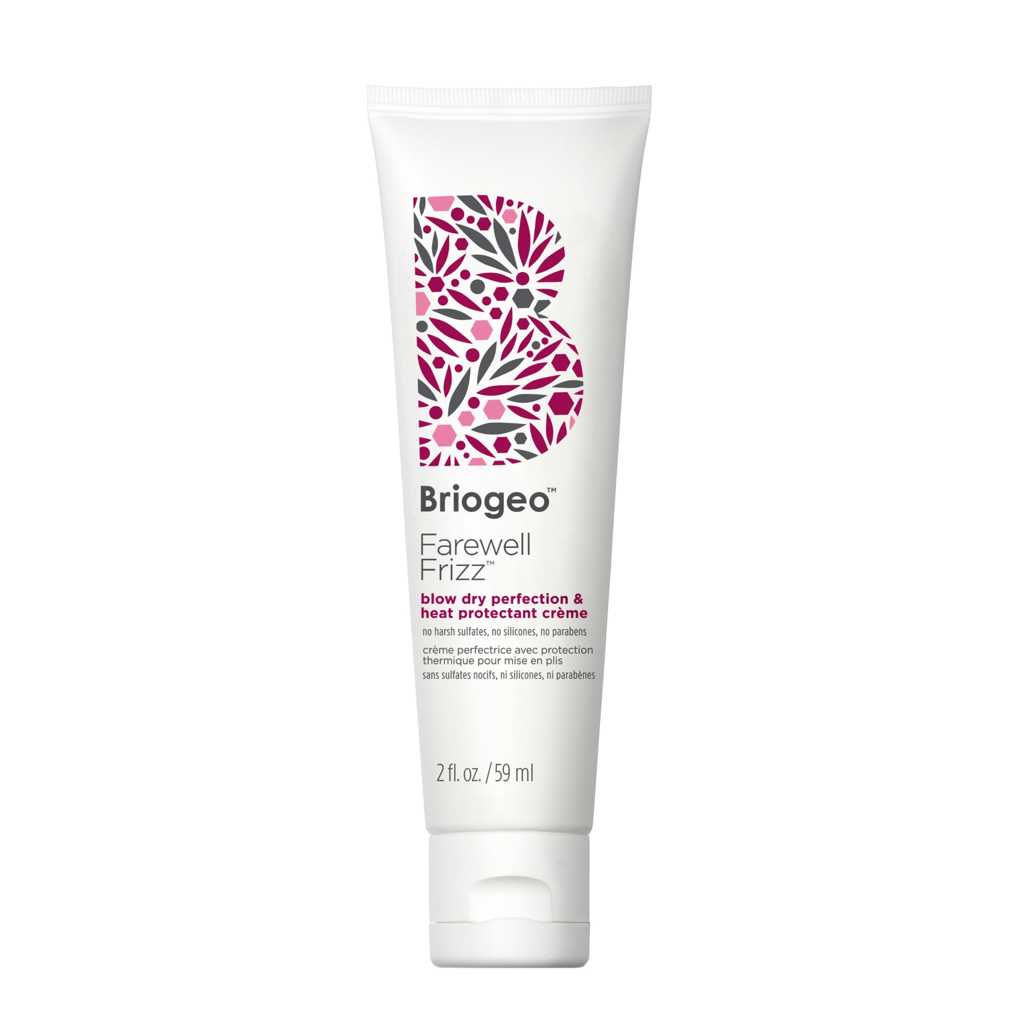 Crema Para El Cabello Briogeo Farewell Frizz Blow Dry, 60 Ml, Protector Térmico - Venta Internacional.
