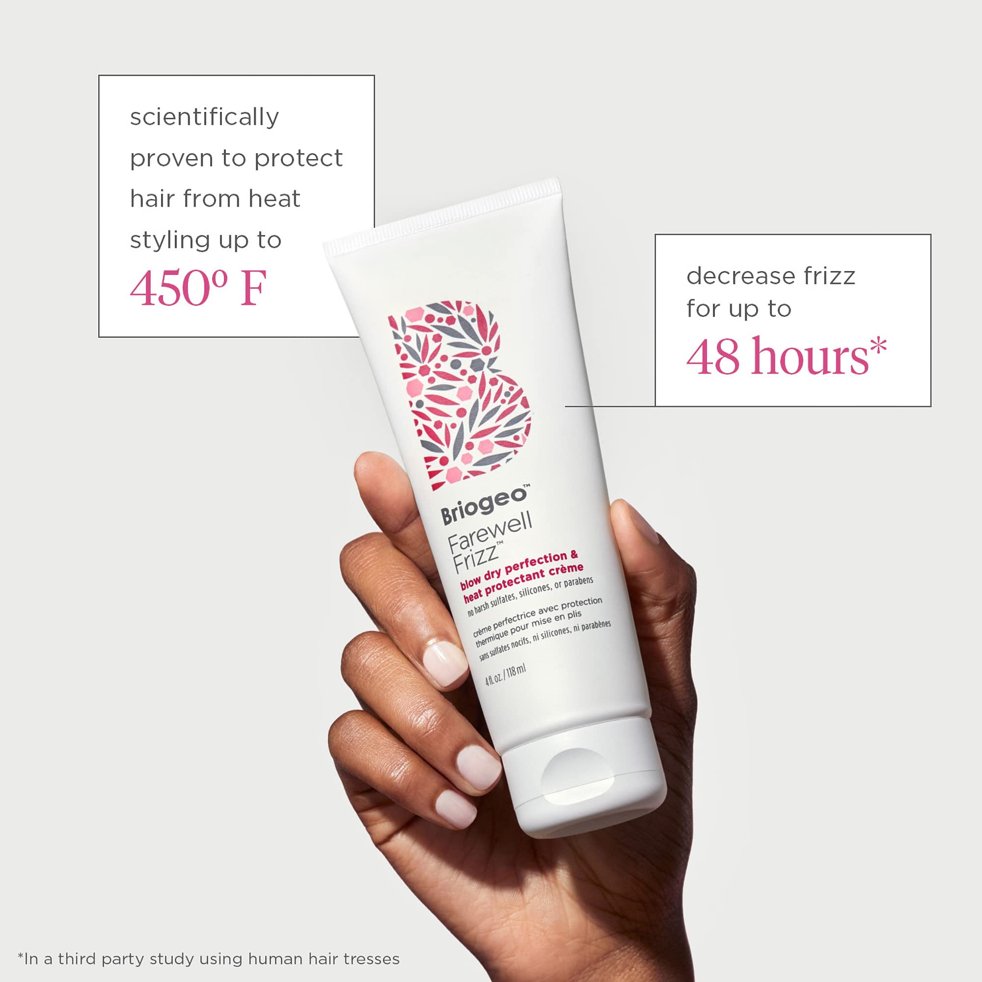 Foto 7 pulgar | Crema Para El Cabello Briogeo Farewell Frizz Blow Dry, 60 Ml, Protector Térmico - Venta Internacional.