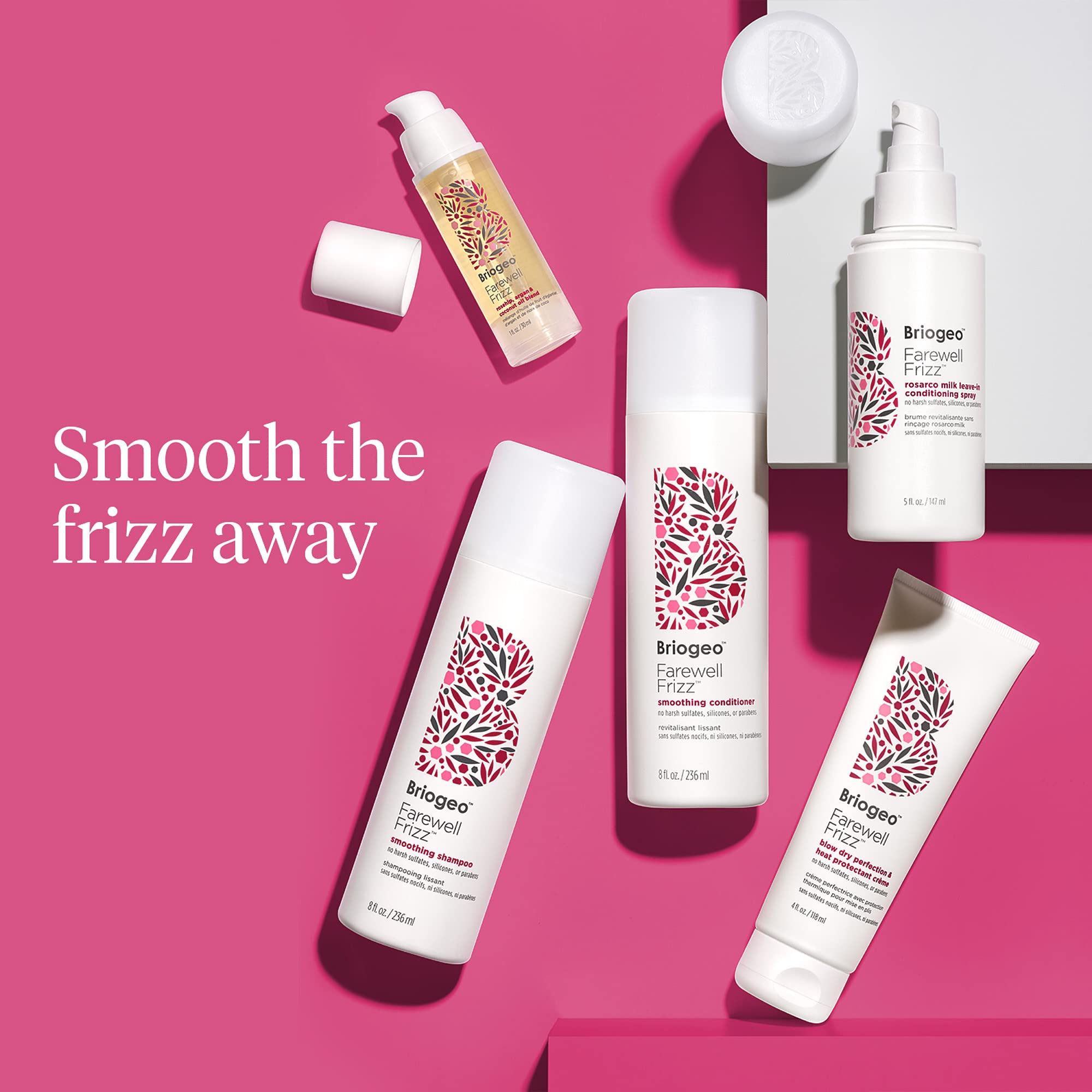 Foto 8 pulgar | Crema Para El Cabello Briogeo Farewell Frizz Blow Dry, 60 Ml, Protector Térmico - Venta Internacional.