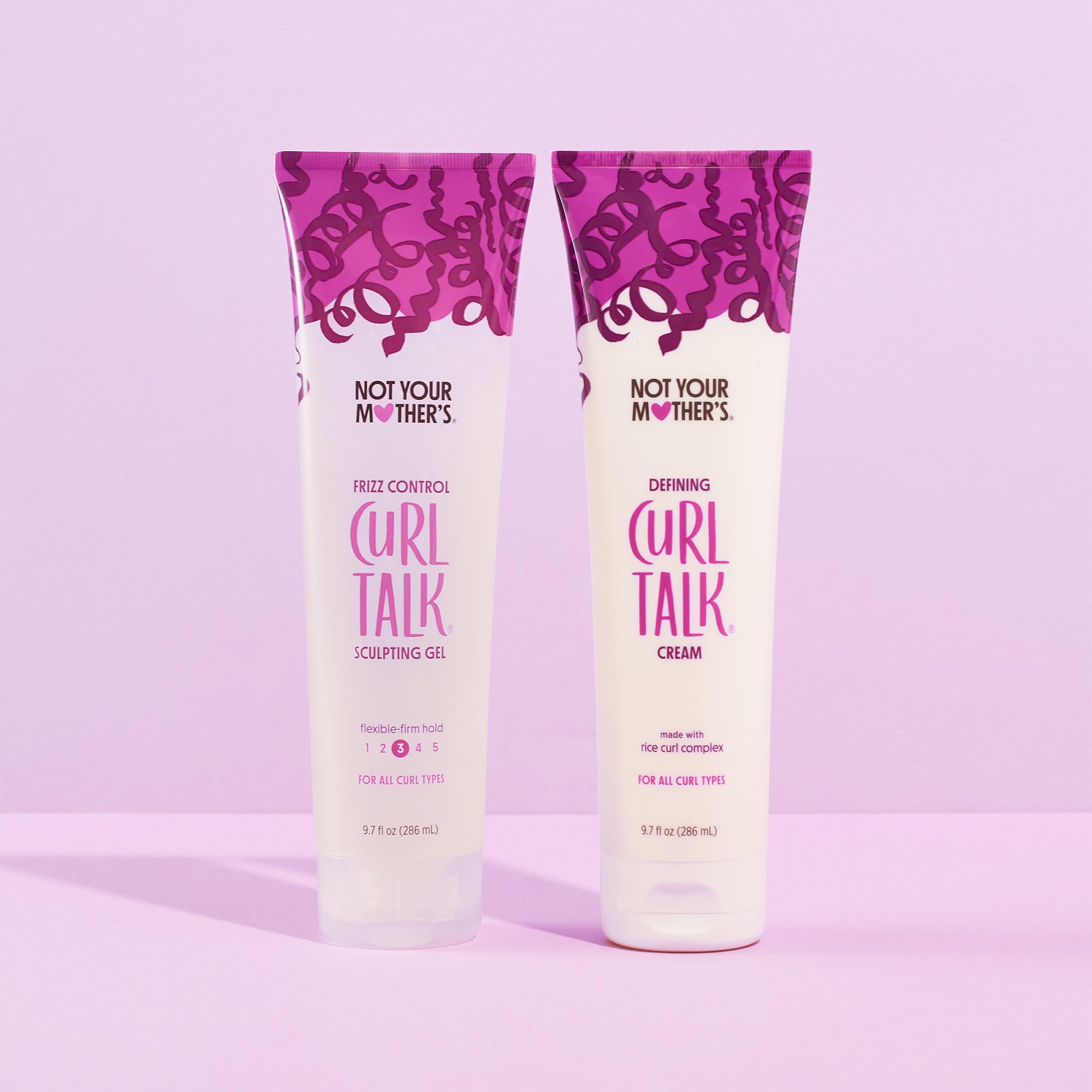 Foto 3 pulgar | Gel Escultor Y Crema Definitora Curl Talk Frizz Control, Paquete De 2 - Venta Internacional.