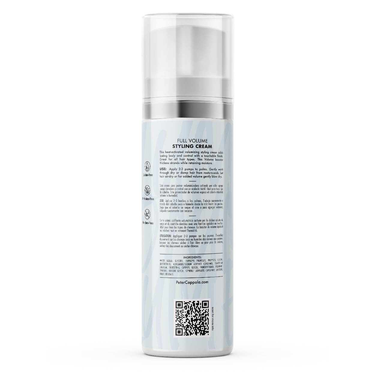 Foto 3 pulgar | Crema De Peinado Peter Coppola Full Volume 130 Ml - Venta Internacional.
