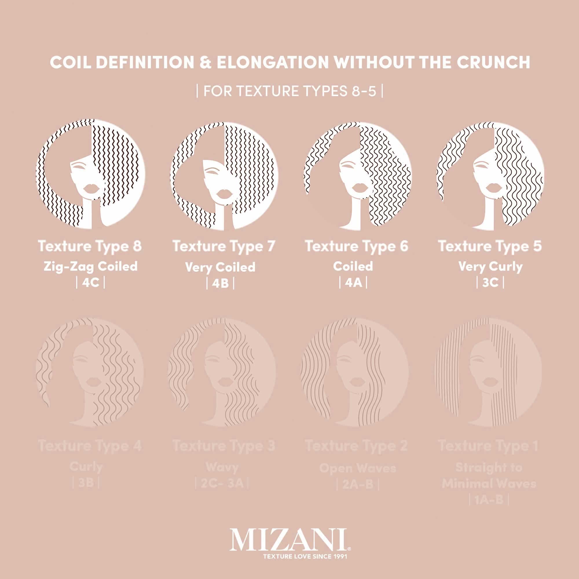 Foto 7 pulgar | Cream Mizani True Textures Coil Stretch 250 Ml Soft Hold Hold - Venta Internacional.