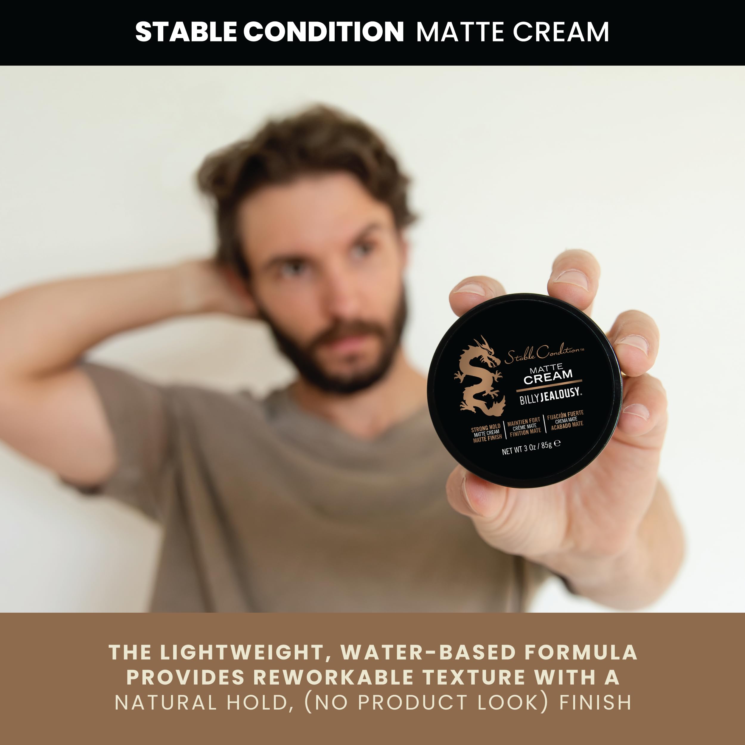 Foto 5 pulgar | Crema Para Peinar Billy Jealousy Stable Condition Matte 90 Ml - Venta Internacional.