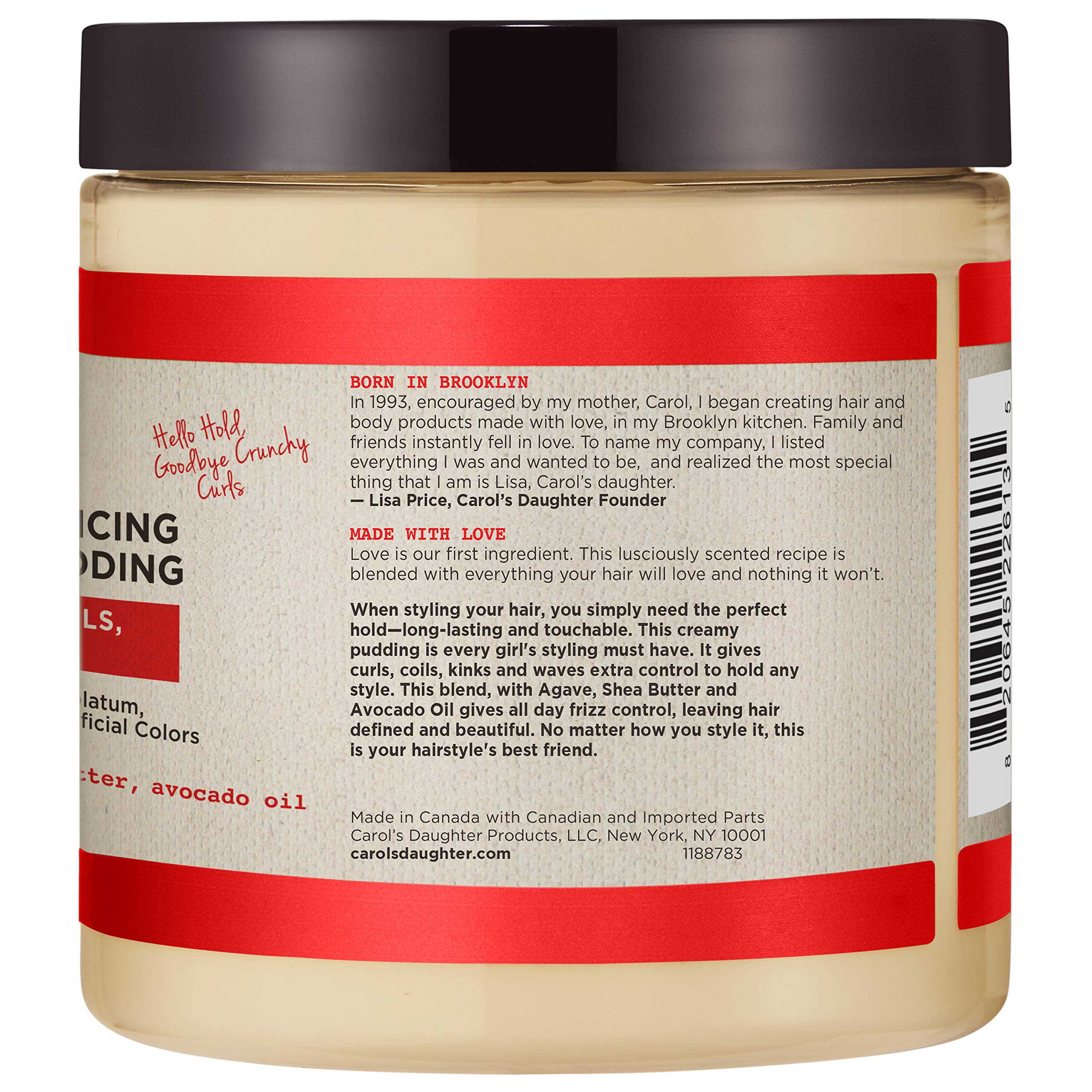 Foto 3 pulgar | Leche Capilar Para Rizos Carol's Daughter Styling Pudding, 240 Ml - Venta Internacional.