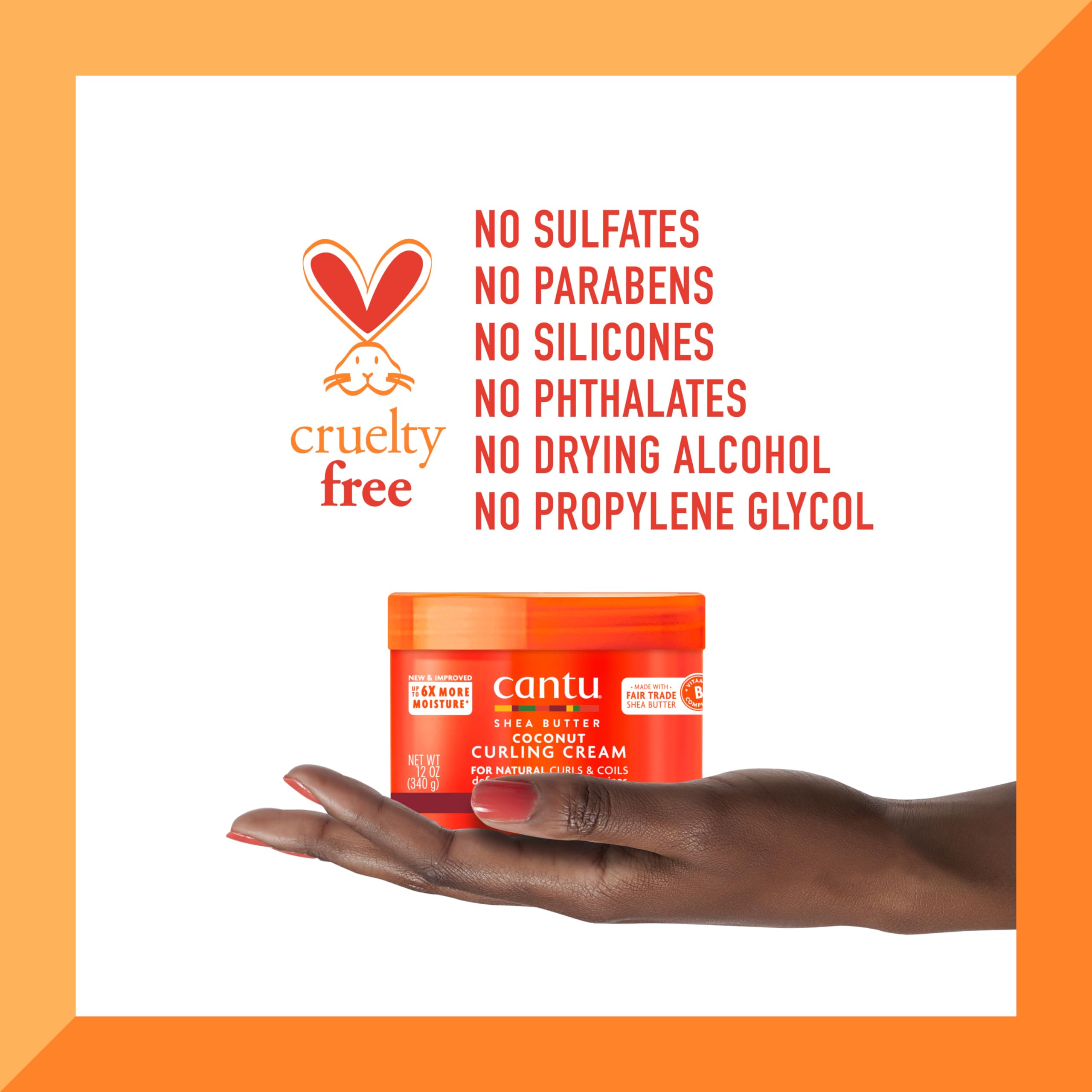 Foto 7 | Crema Para Rizar Cantu, Manteca De Karité Y Coco, 355 Ml - Venta Internacional.