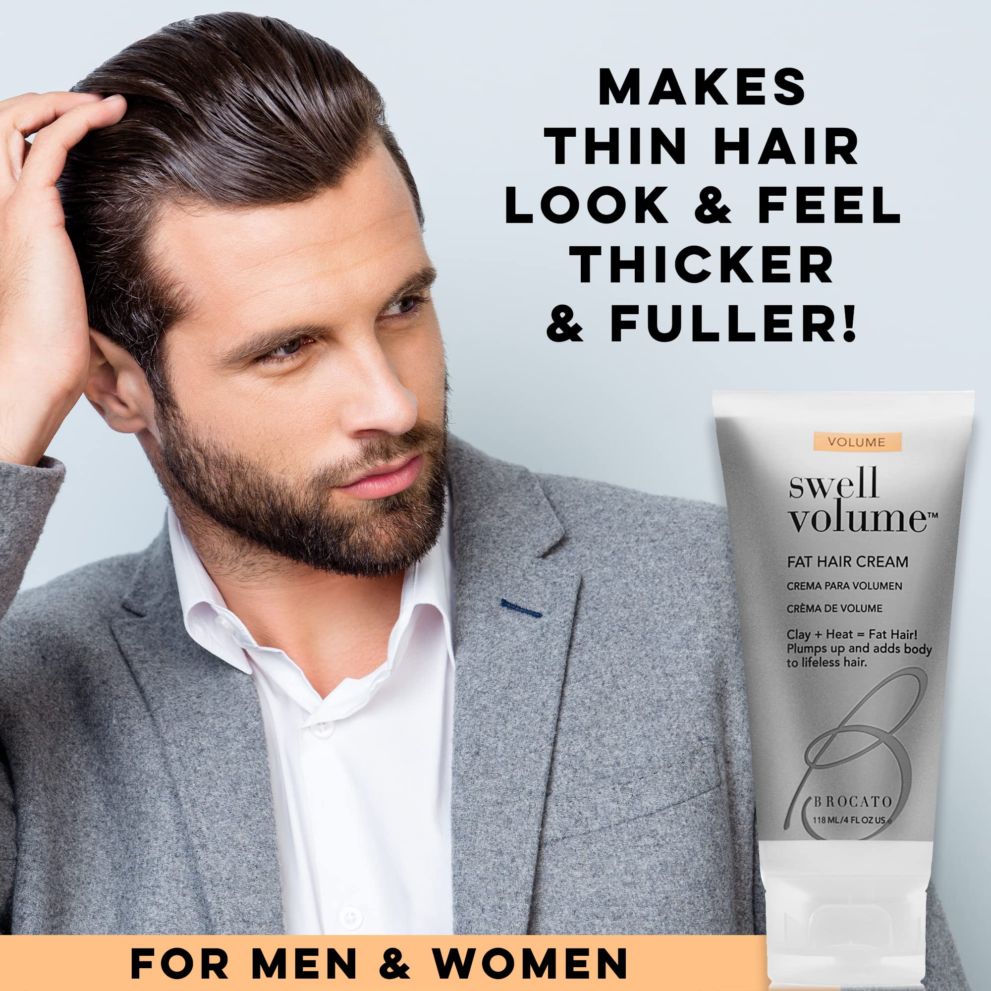 Foto 7 pulgar | Crema Capilar Brocato Swell Volume Voluminizing 180 Ml Para Hombres Y Mujeres - Venta Internacional.