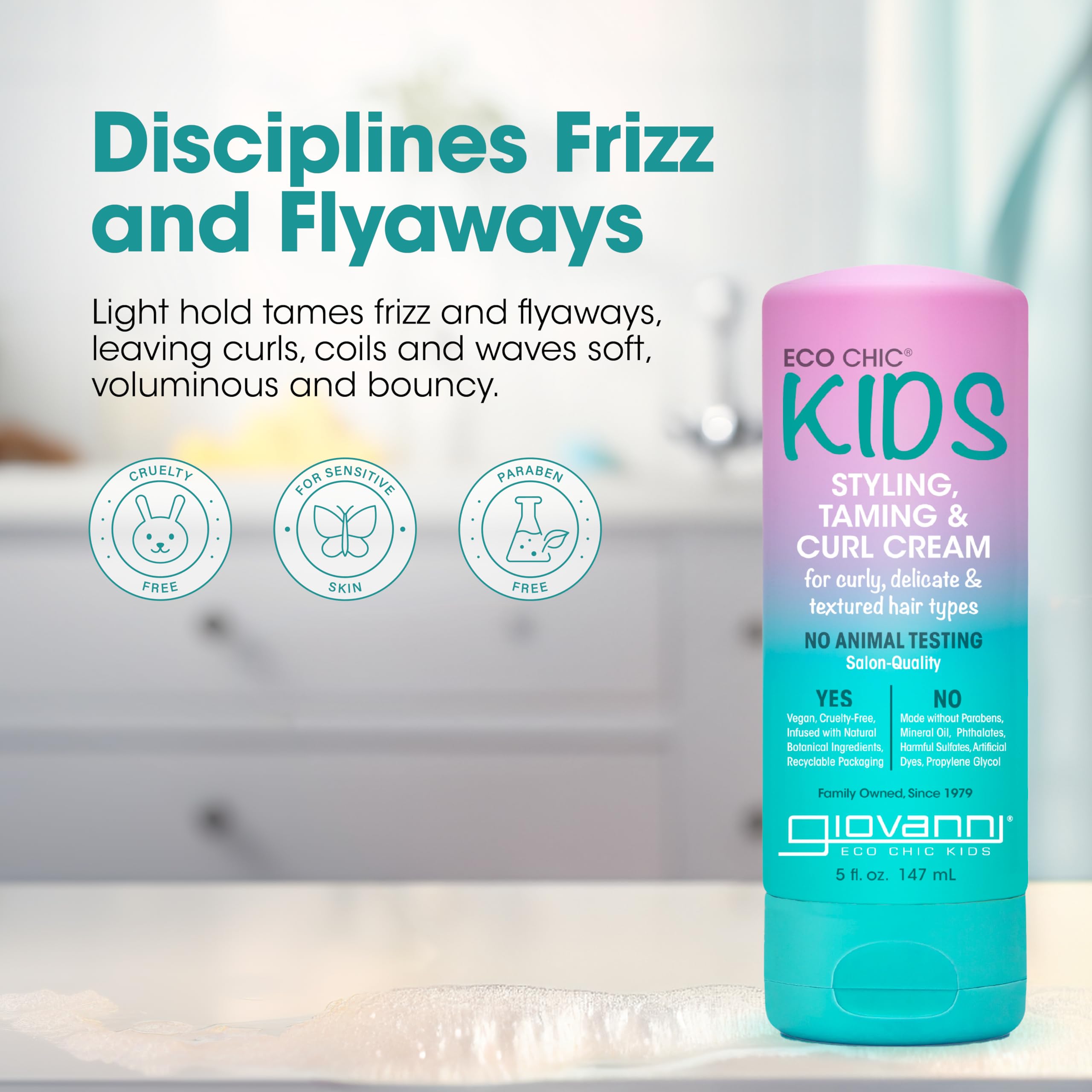 Foto 4 pulgar | Crema Para Peinar, Domar Y Rizar Giovanni Eco Chic Kids 150 Ml X2 - Venta Internacional.