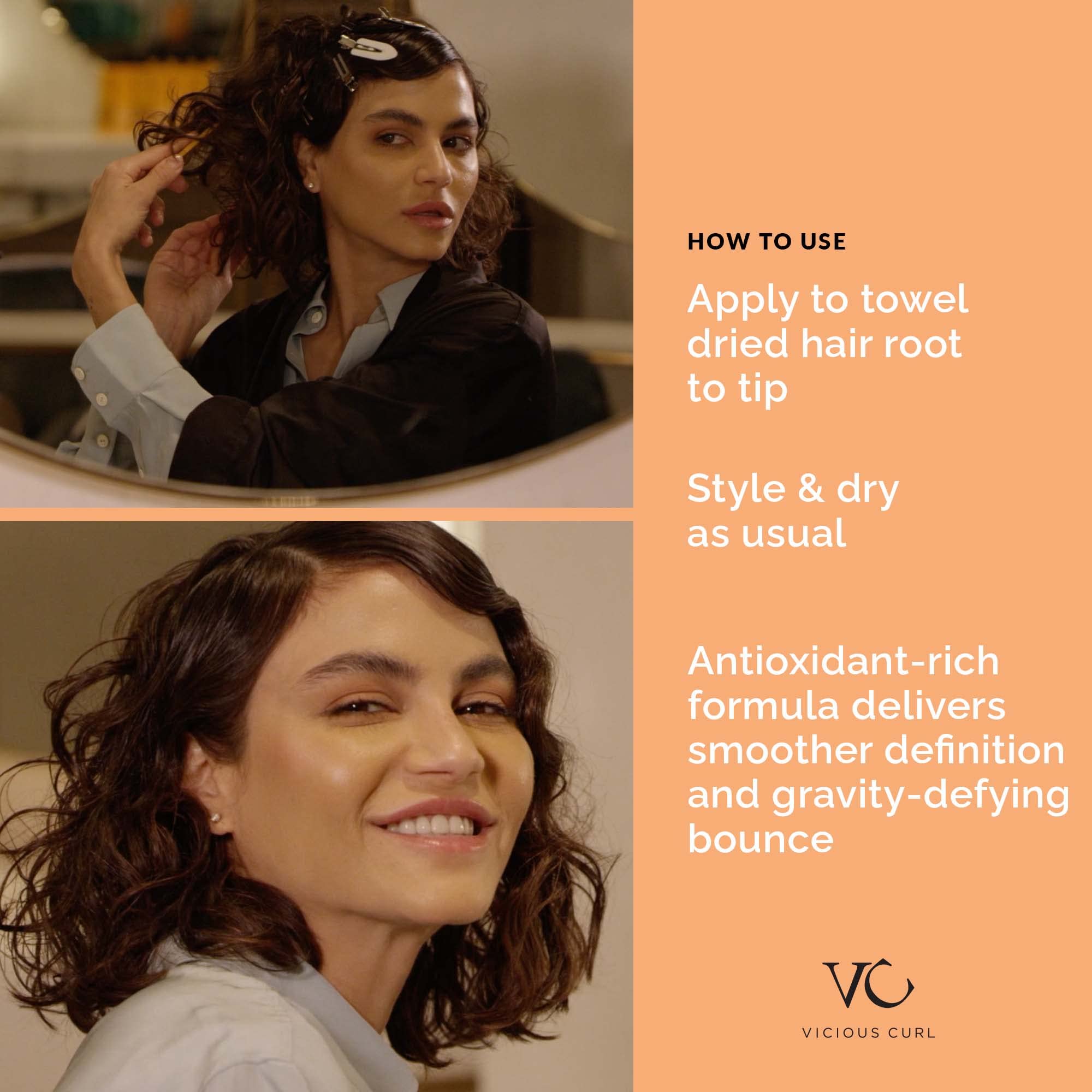 Foto 4 pulgar | Crema De Peinado Vicious Curl Curl Definition 180 Ml Vegan - Venta Internacional.