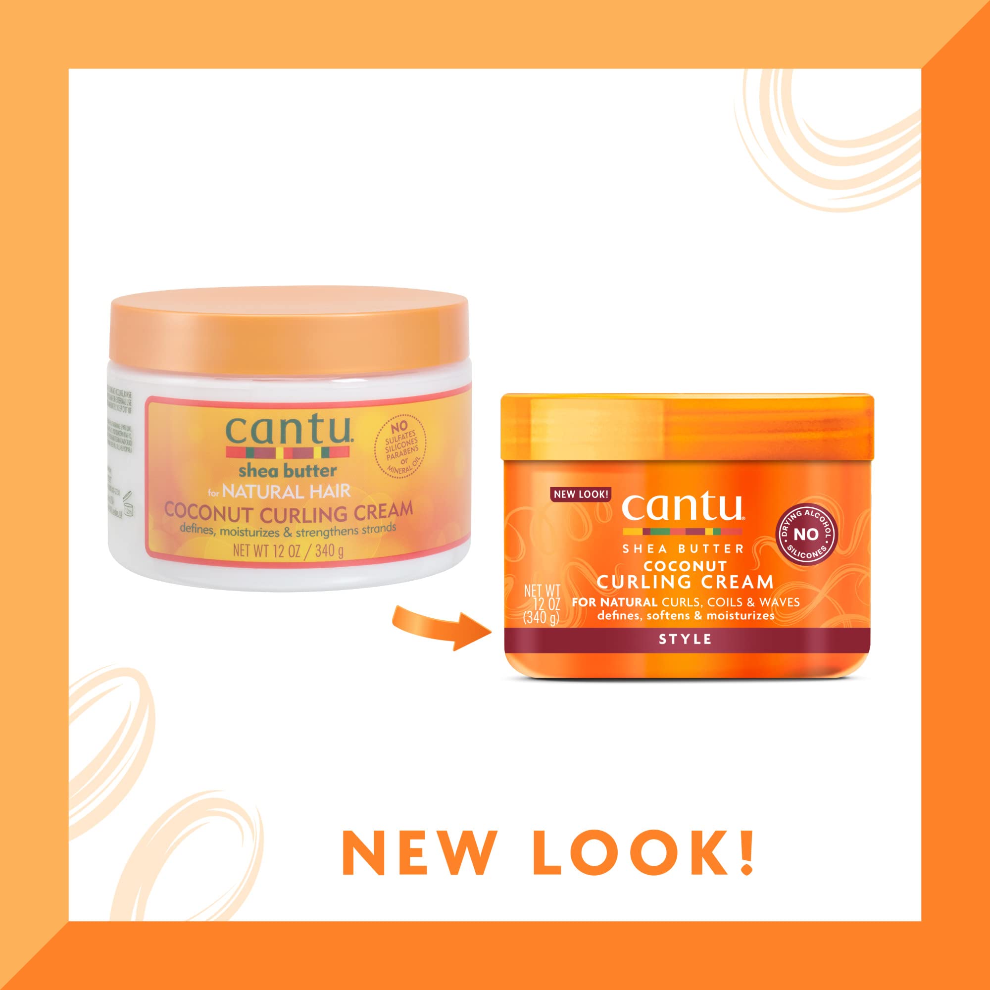 Foto 3 pulgar | Crema Rizadora Cantu Coconut Con Manteca De Karité Pura, 360 Ml (paquete De 2) - Venta Internacional.