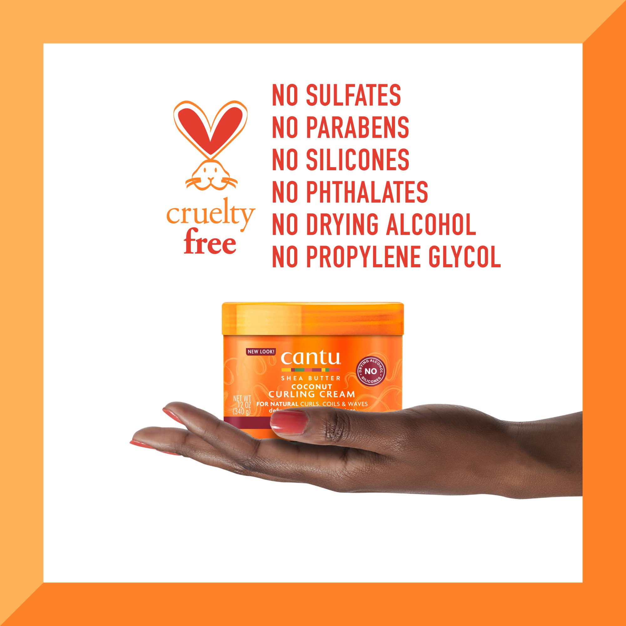 Foto 7 pulgar | Crema Rizadora Cantu Coconut Con Manteca De Karité Pura, 360 Ml (paquete De 2) - Venta Internacional.
