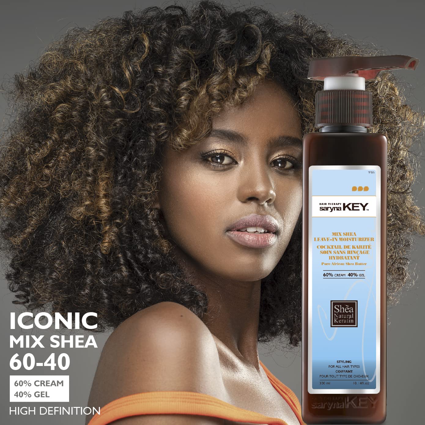 Foto 4 pulgar | Crema Hidratante Sin Enjuague Saryna Key Curl Control Mixed Shea 300 Ml - Venta Internacional.
