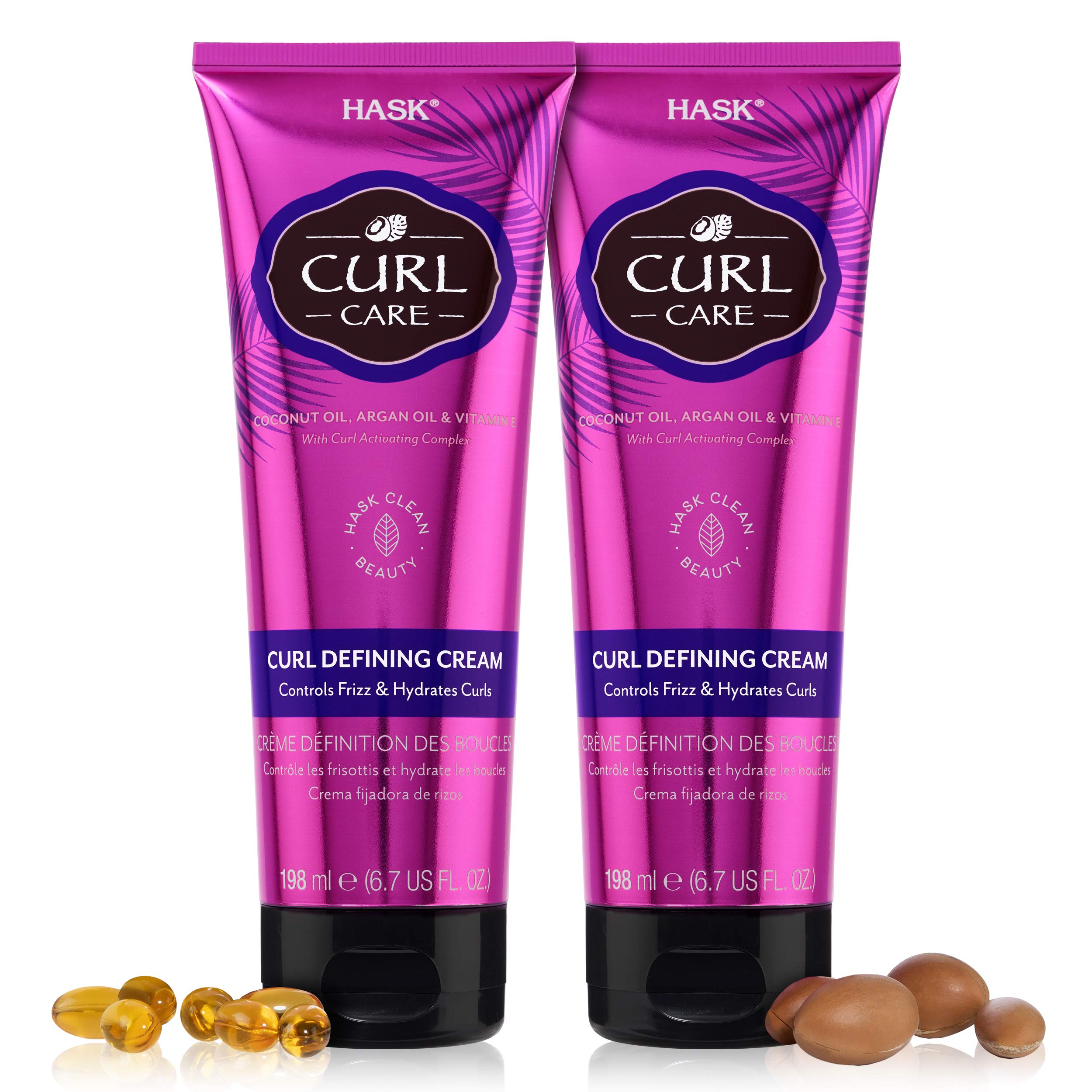 Foto 2 pulgar | Crema Para El Cabello Hask Curl Care Defining Cream, Paquete De 2 Piezas - Venta Internacional.