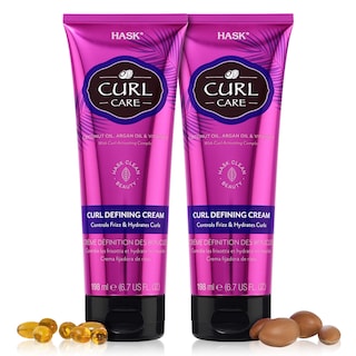 Foto 1 | Crema Para El Cabello Hask Curl Care Defining Cream, Paquete De 2 Piezas - Venta Internacional.