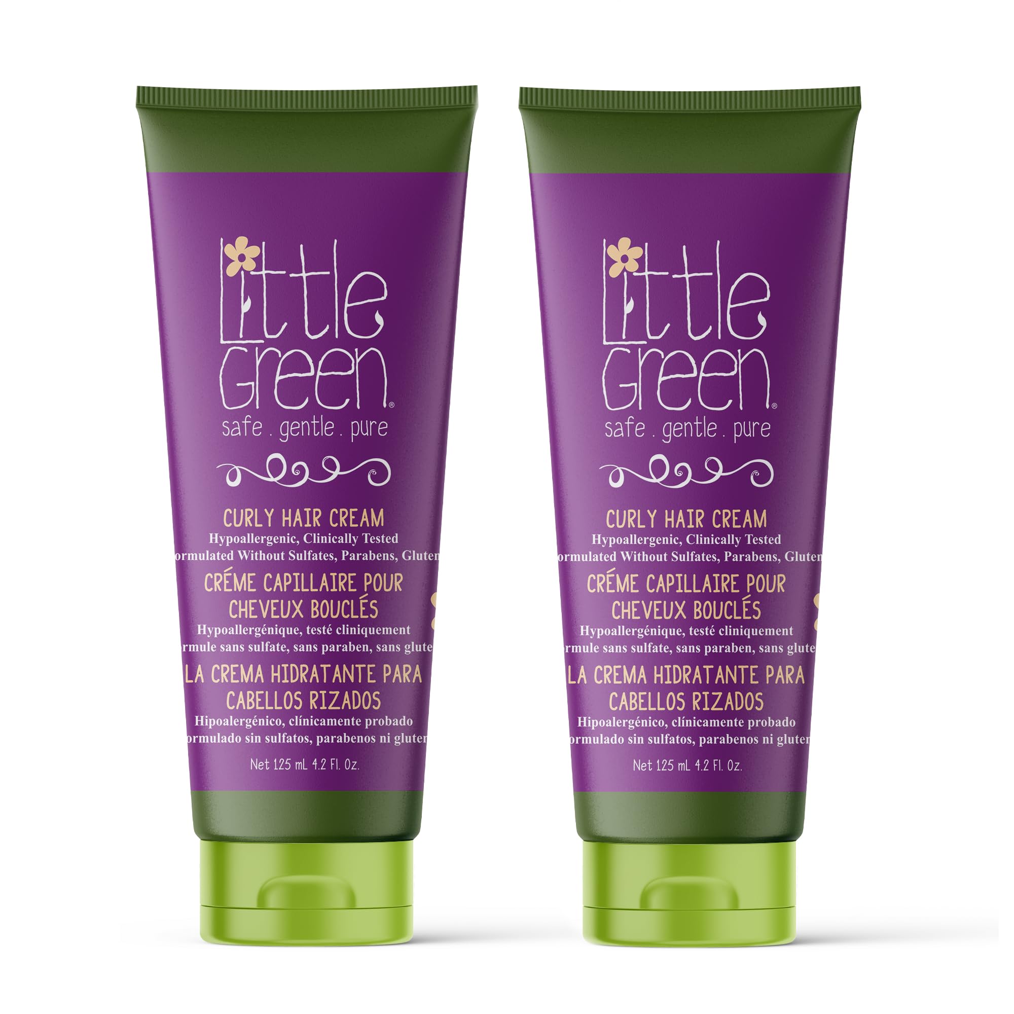 Foto 2 pulgar | Crema Para Cabello Rizado Little Green Kids, Paquete De 2 - Venta Internacional.