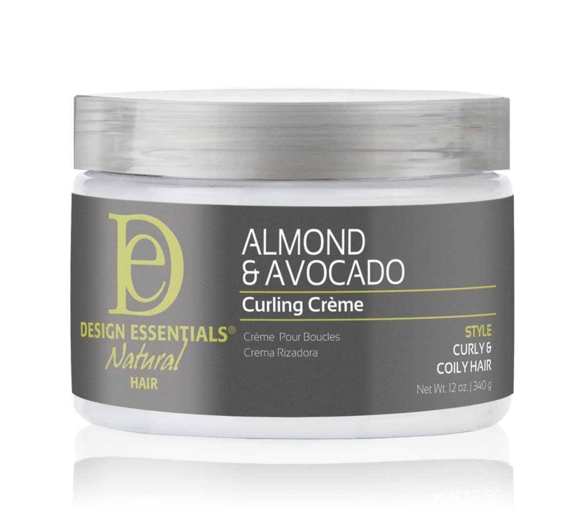 Foto 2 pulgar | Crema Curling Creme Design Essentials Natural De Almendra Y Aguacate, 355 Ml - Venta Internacional.