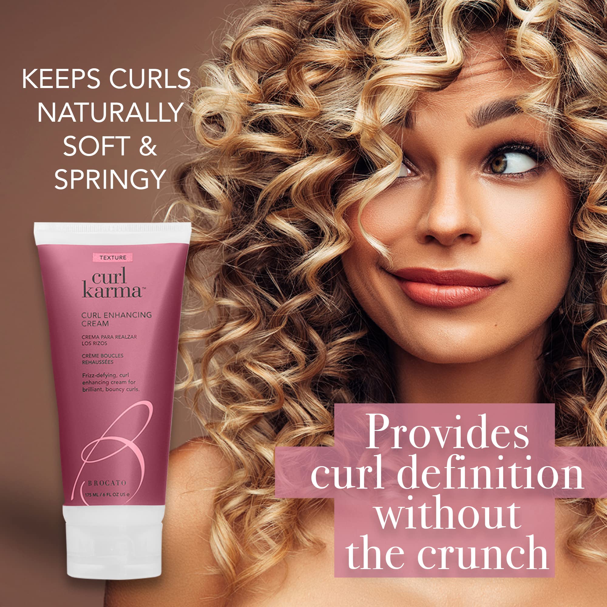 Foto 3 | Crema Realzadora De Rizos Brocato Curlkarma 180 Ml - Venta Internacional.
