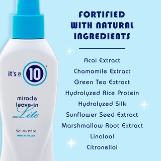 Foto 3 | Tratamiento Capilar Sin Enjuague It's A 10 Miracle, Volumen 60 Ml - Venta Internacional.