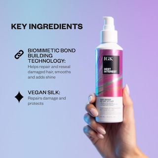 Foto 3 | Tratamiento Capilar Styler Igk Best Interest Deep Repair Air Dry 150 Ml - Venta Internacional