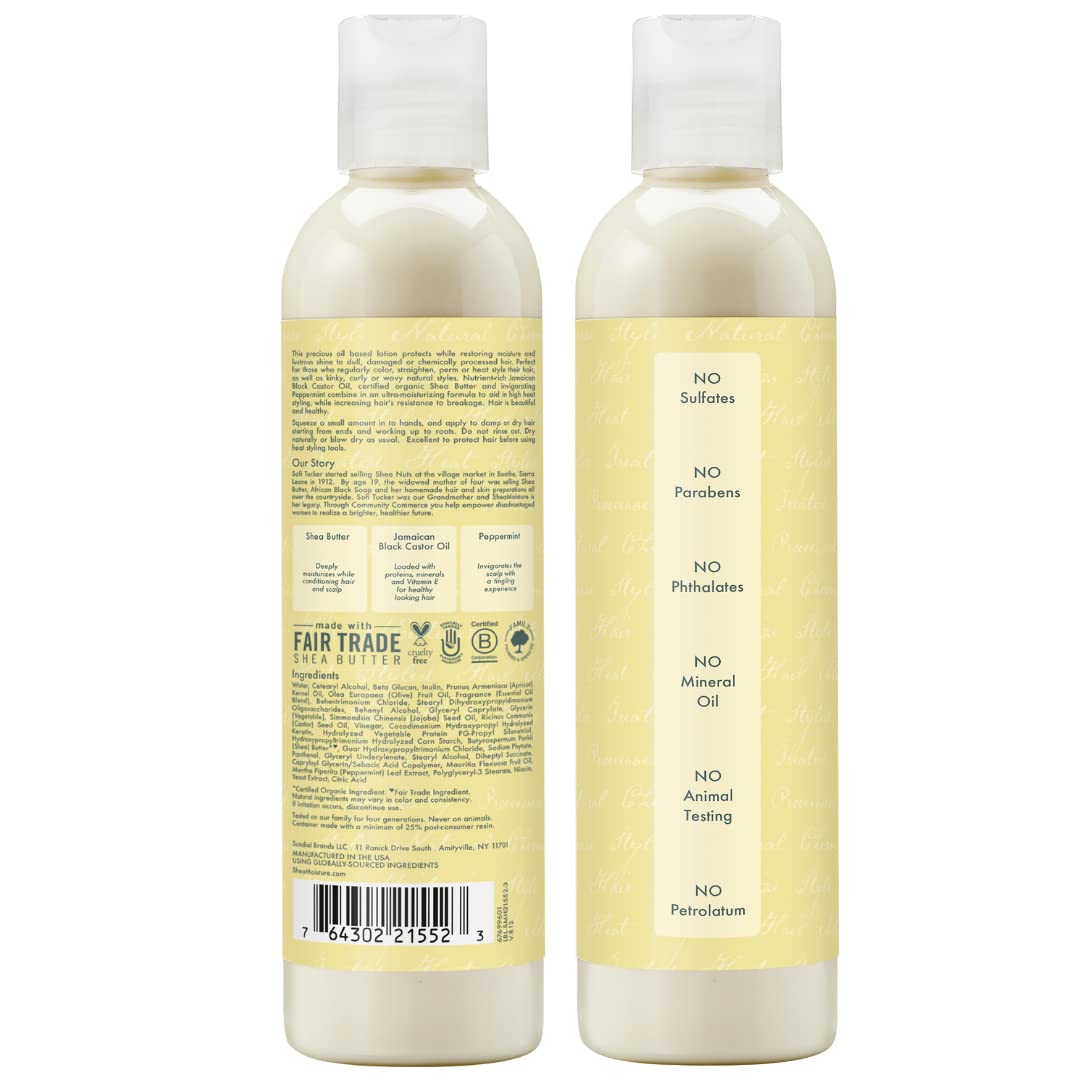 Foto 3 pulgar | Loción Para Peinar Sheamoisture Aceite De Ricino Negro Jamaicano 240 Ml - Venta Internacional