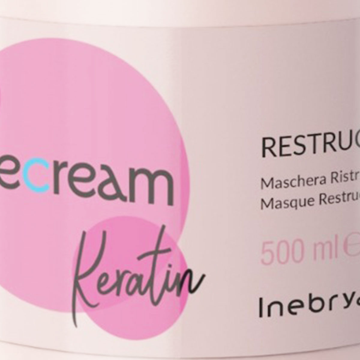 Foto 4 pulgar | Mascarilla Inebrya Keratin 500ml Reestructuración Y Brillo