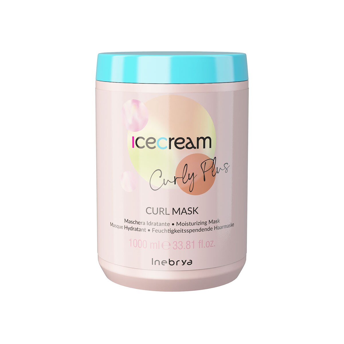 Mascarilla Inebrya Curl Mask 1000ml Hidratación Y Definición $1,019