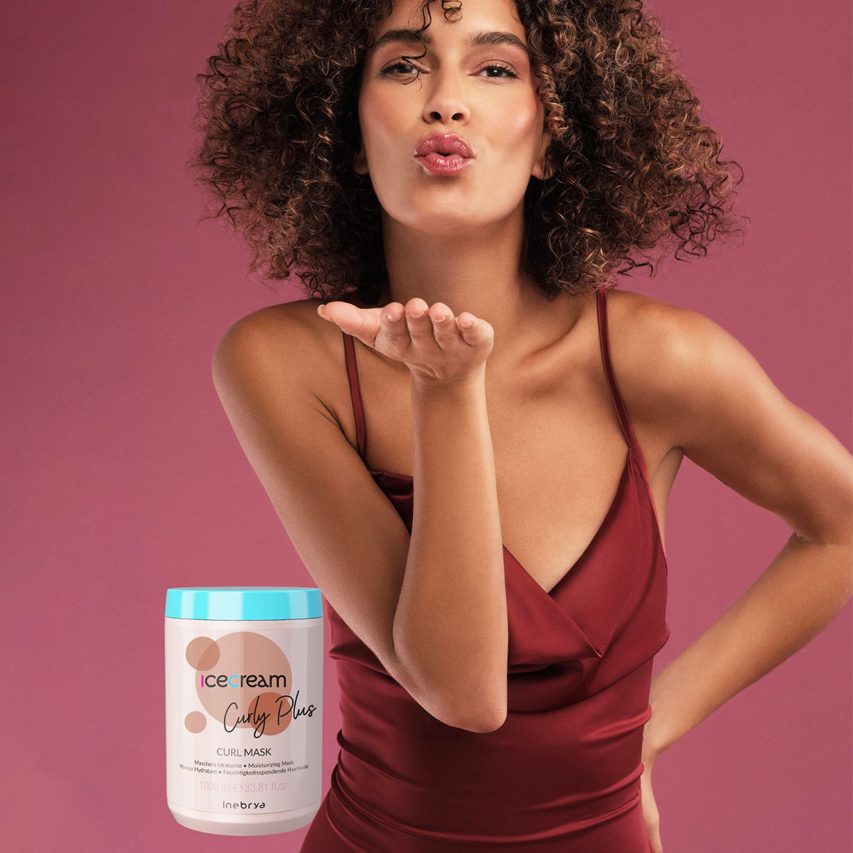 Foto 5 pulgar | Mascarilla Inebrya Curl Mask 1000ml Hidratación Y Definición