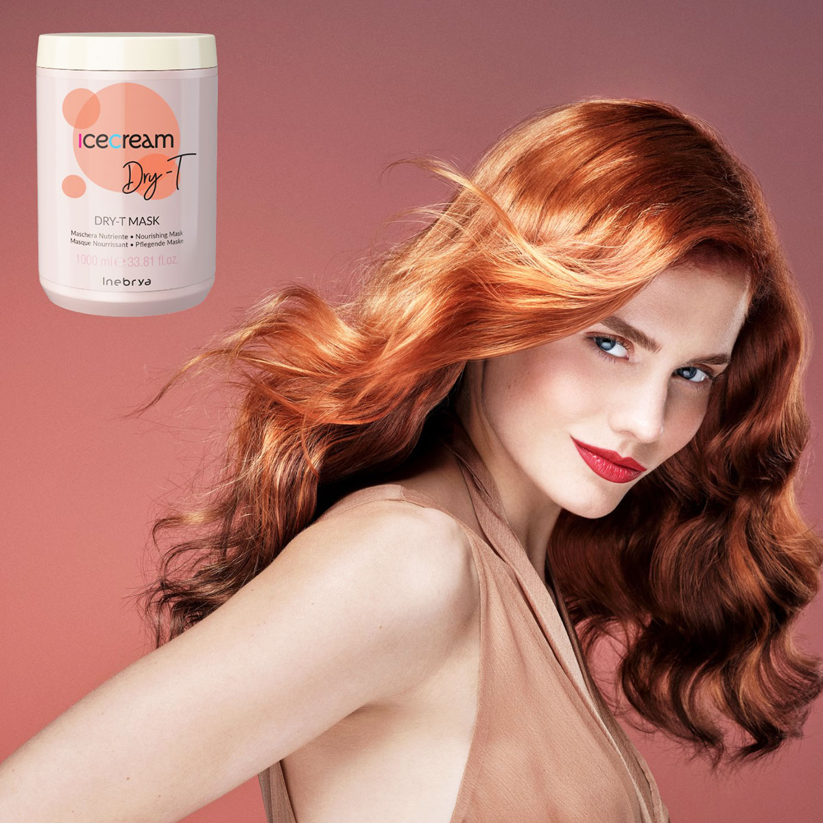 Foto 4 | Mascarilla Inebrya Dry-t 1000ml Hidratación Y Reparación