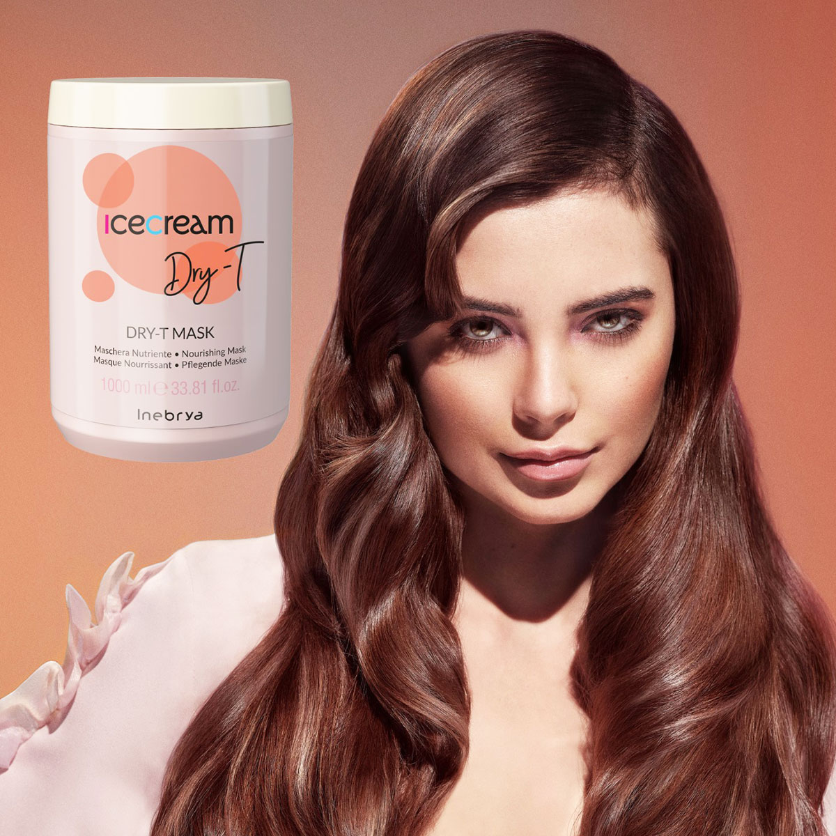 Foto 5 | Mascarilla Inebrya Dry-t 1000ml Hidratación Y Reparación