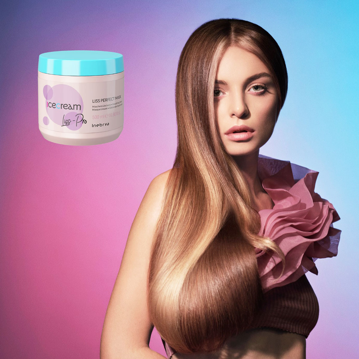 Foto 5 pulgar | Mascarilla Inebrya Liss Perfect 500ml