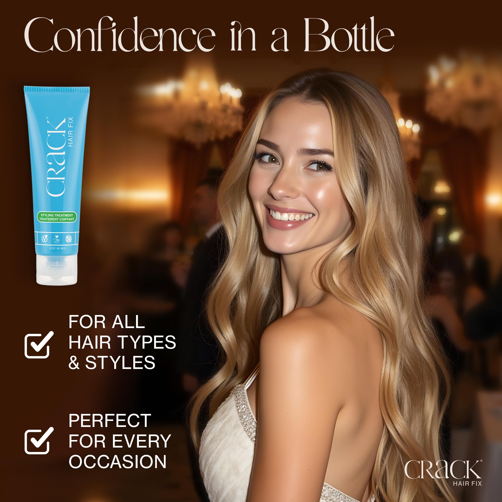 Foto 7 pulgar | Tratamiento de Peinado Crack Hair Fix Anti-frizz 90 ml 2 piezas - Venta Internacional