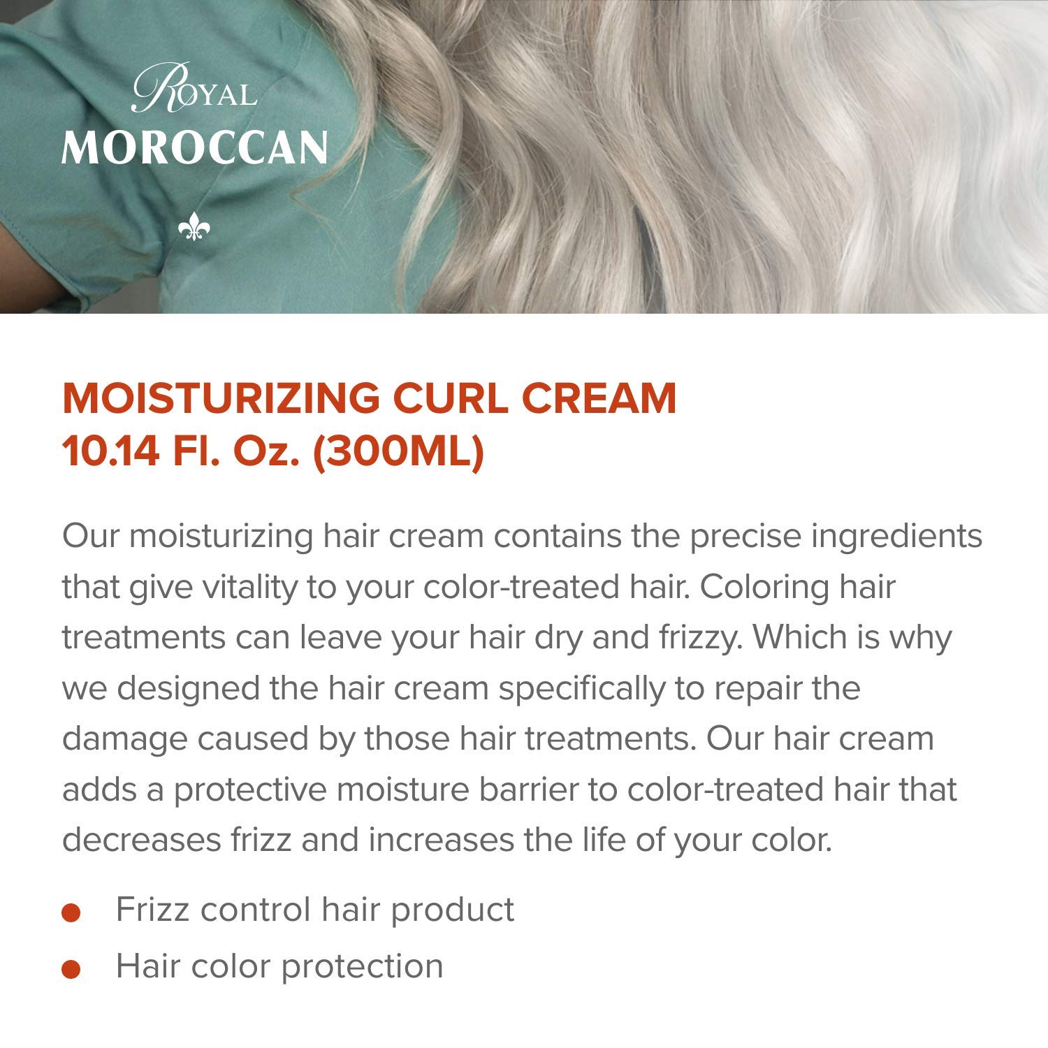 Foto 2 | Crema para Rizos Royal Moroccan  300 ml - Venta Internacional